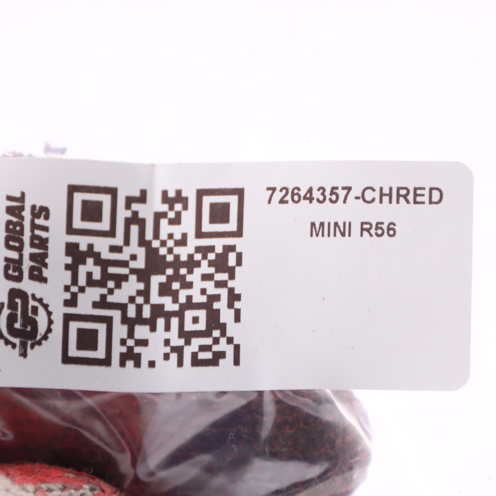 Mini R56 LCI œillets remorquage pare chocs arrière Garniture Chili Red 851