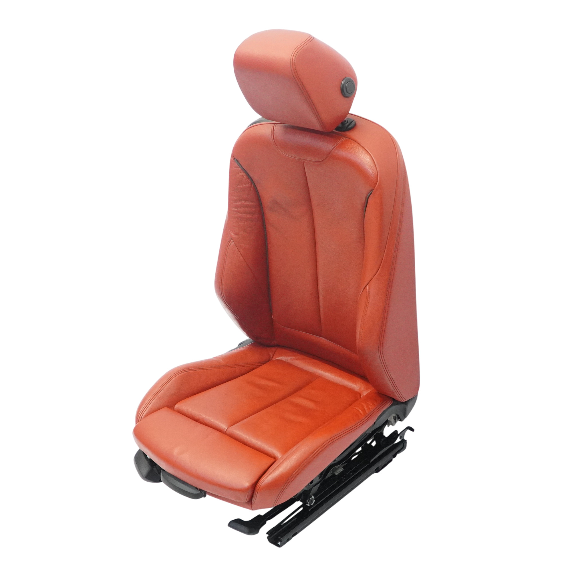 BMW F32 Front Seat Right O/S M Sport Heated Interior Leather Dakota Korall Red