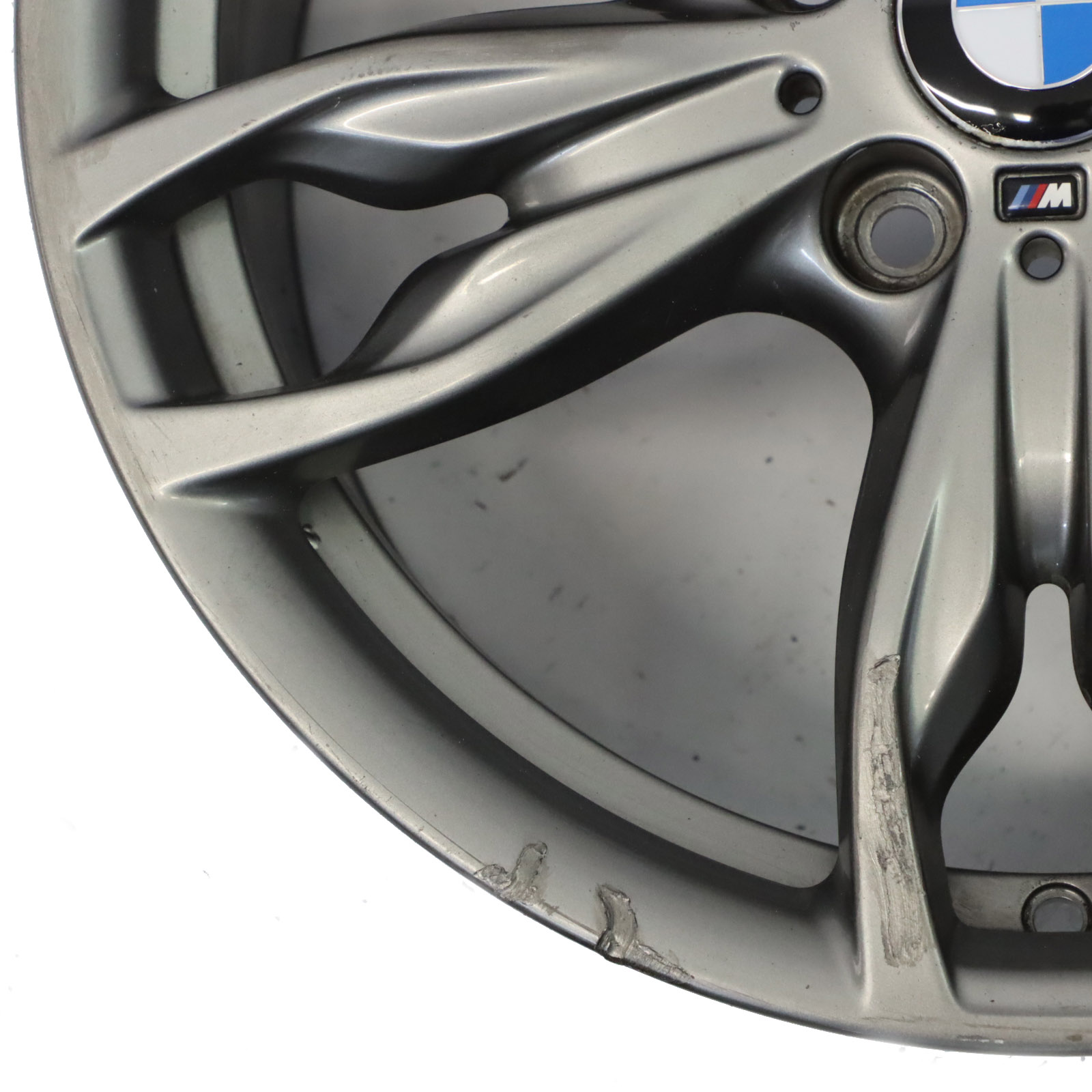 BMW F20 Jante avant en alliage gris ferrique 18" M Double Spoke 436 7,5J 7845870