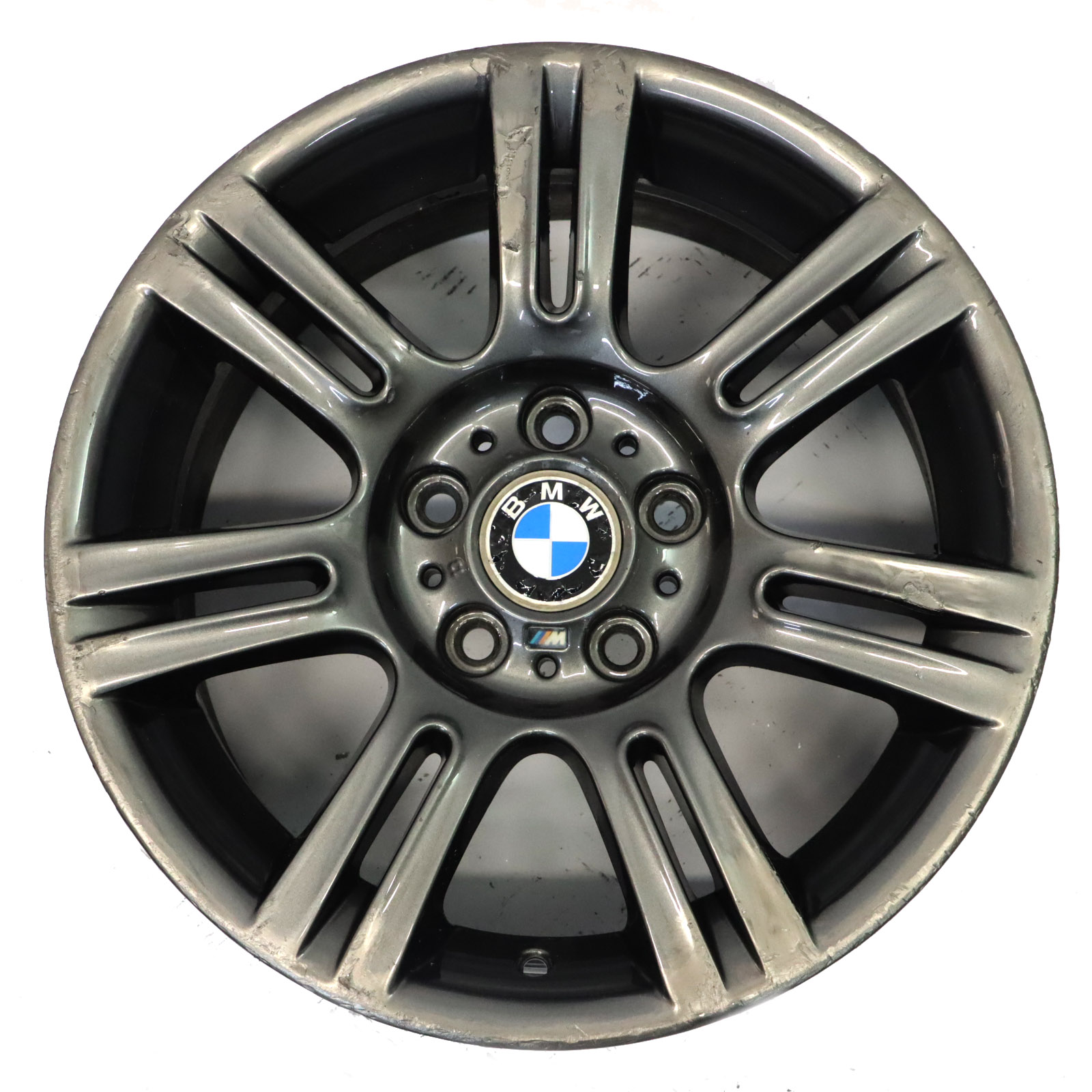 BMW E90 E91 E92 Rear Grey Wheel Alloy Rim M Double Spoke 194 17" 8,5J ET:37