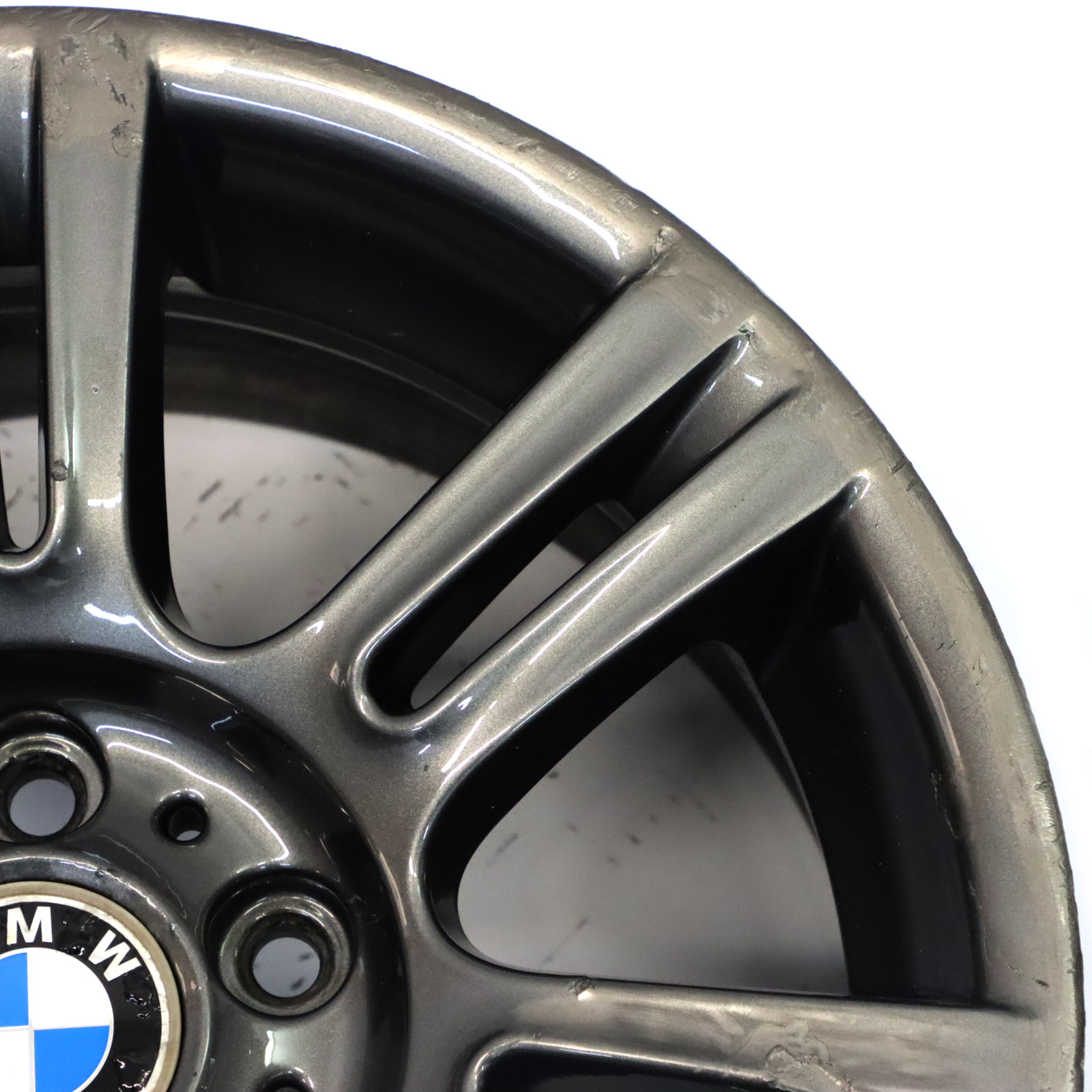 BMW E90 E91 E92 Rear Grey Wheel Alloy Rim M Double Spoke 194 17" 8,5J ET:37