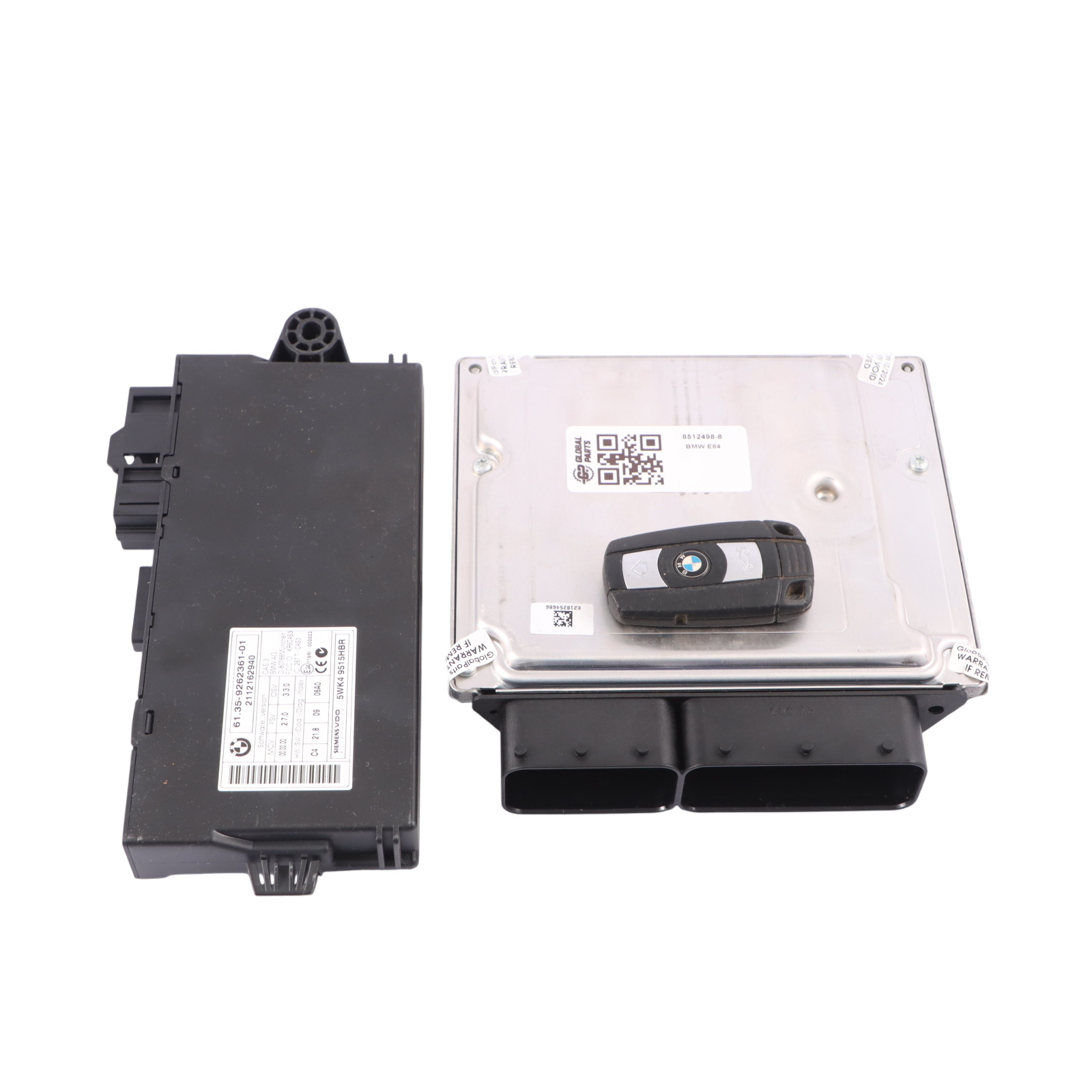 BMW X1 E84 E90 LCI 20dX 320xd N47 177HP ECU Kit DDE 8512498 CAS3 Key Manual