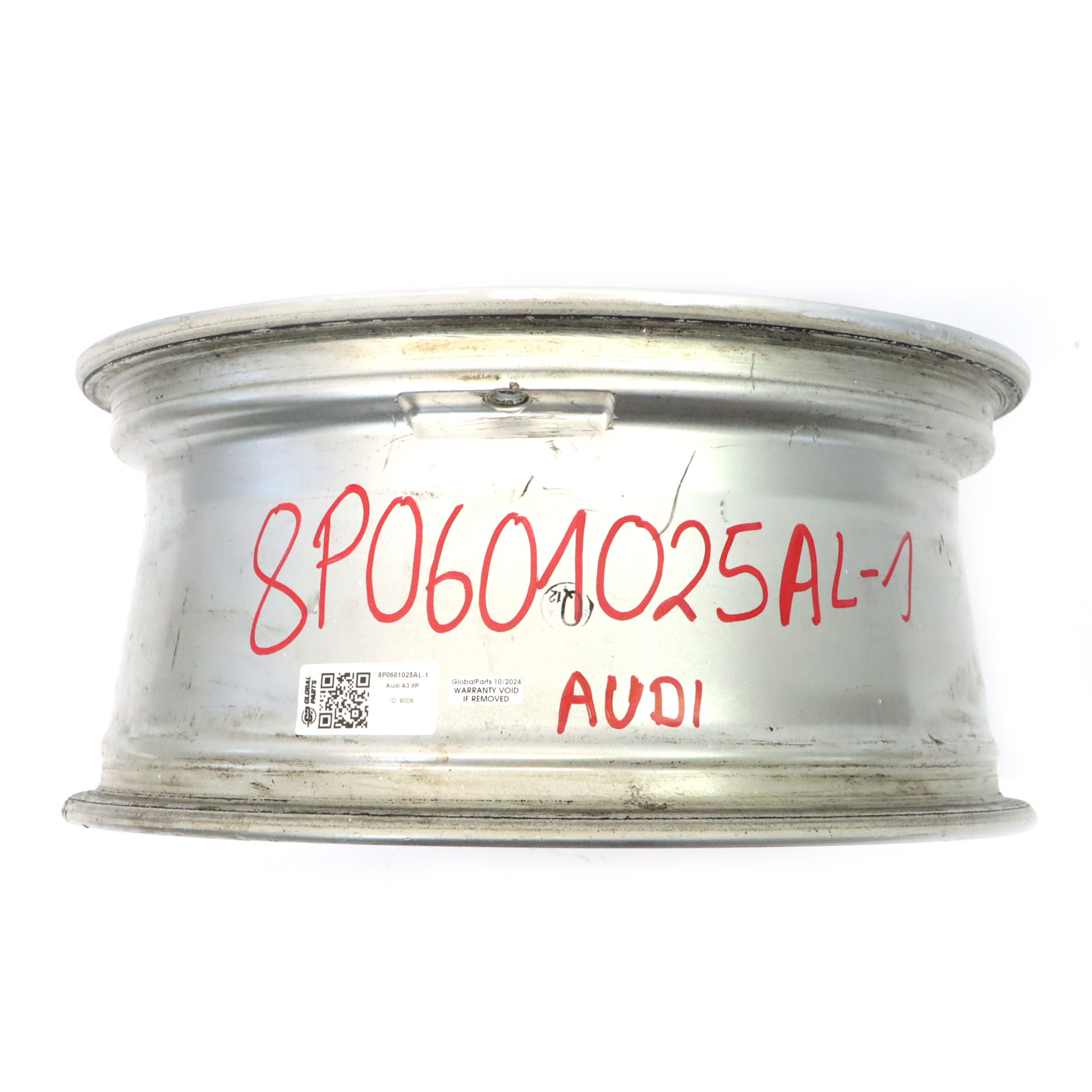 Audi A3 8P Silver Wheel Alloy Rim 17" 7,5J ET:56 8P0601025AL