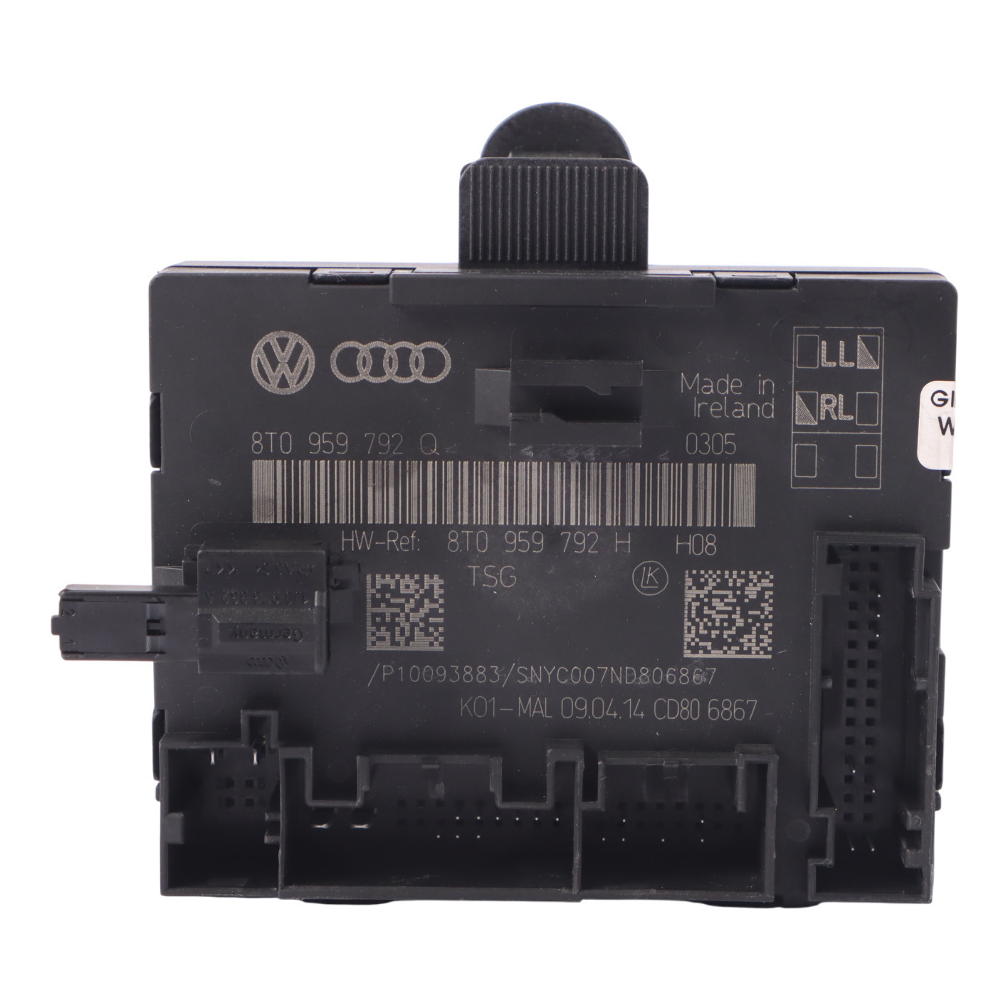 Audi A5 8T Front Door Control Module Right O/S Passenger Side 8T0959792Q