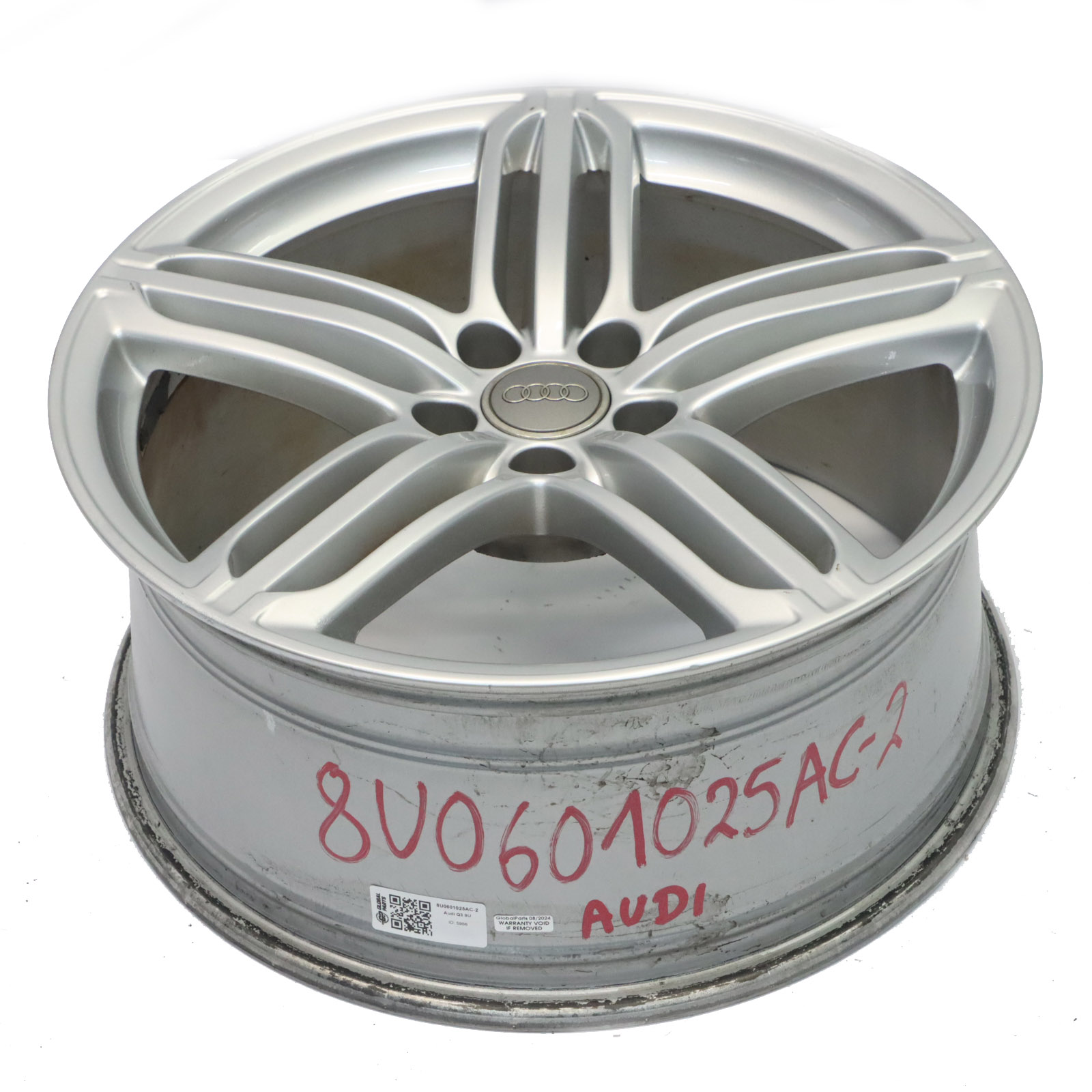 Audi Q3 8U Silver Alloy Wheel Rim 19" ET:36 8,5J 8U0601025AC