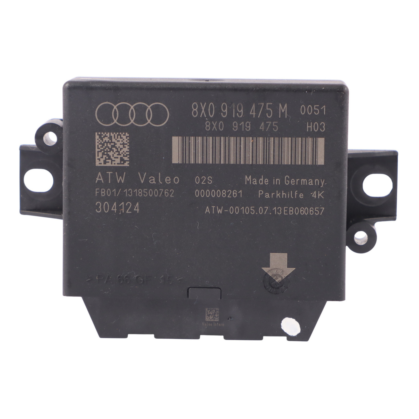 Audi Q3 8U PDC Parking Assistance Control Module Unit ECU 8X0919475M