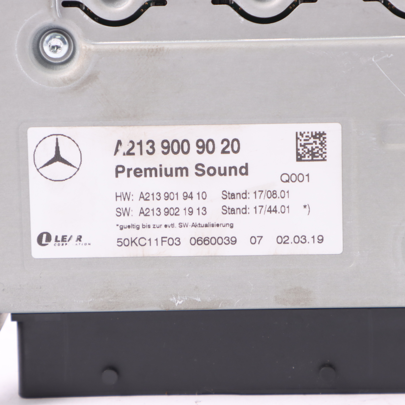 Mercedes A238 Module d'unité contrôle Amplificateur Premium Sound A2139009020