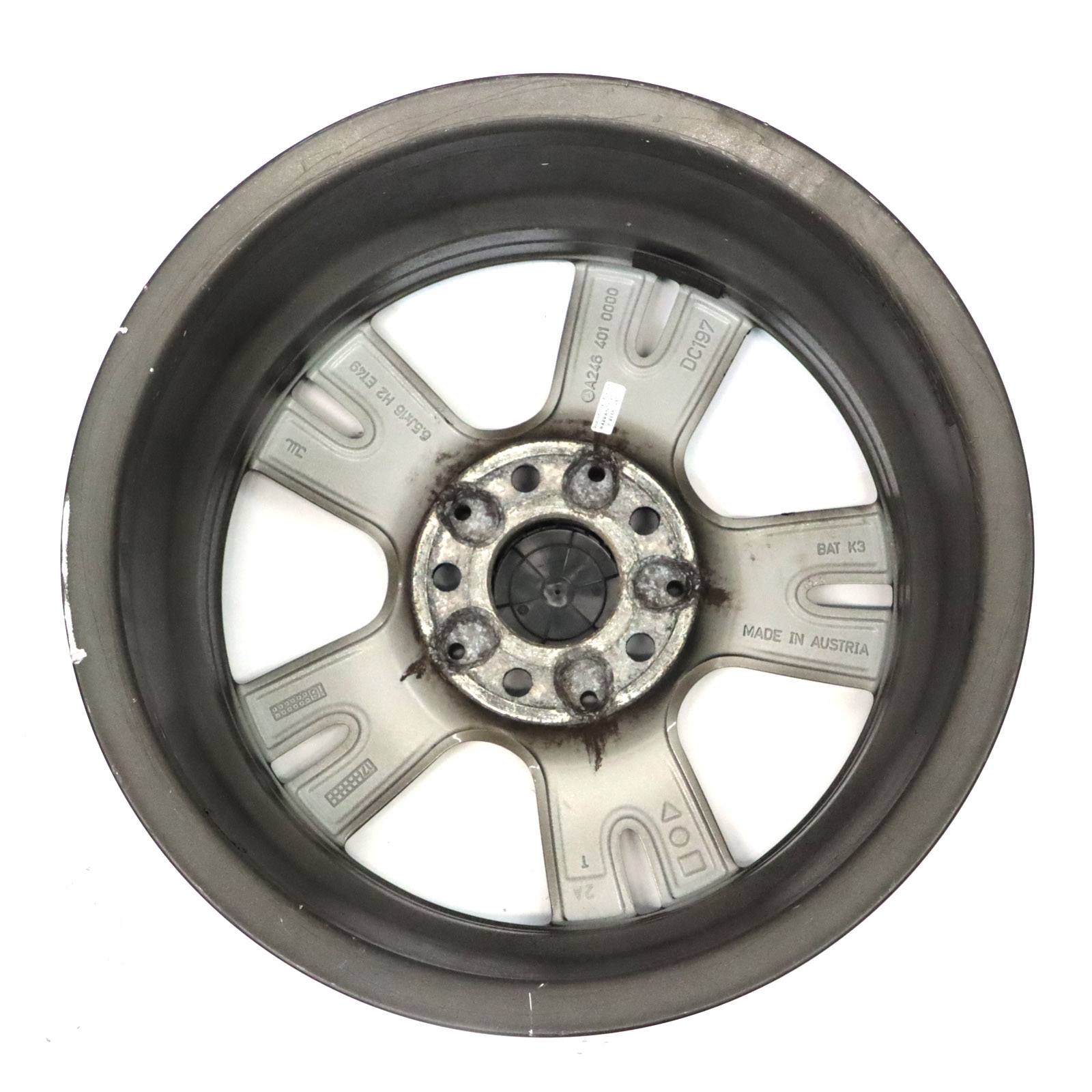 Mercedes W176 W246 Alloy Wheel Rim 16" ET:49 6,5J 5 Double Spoke A2464010000