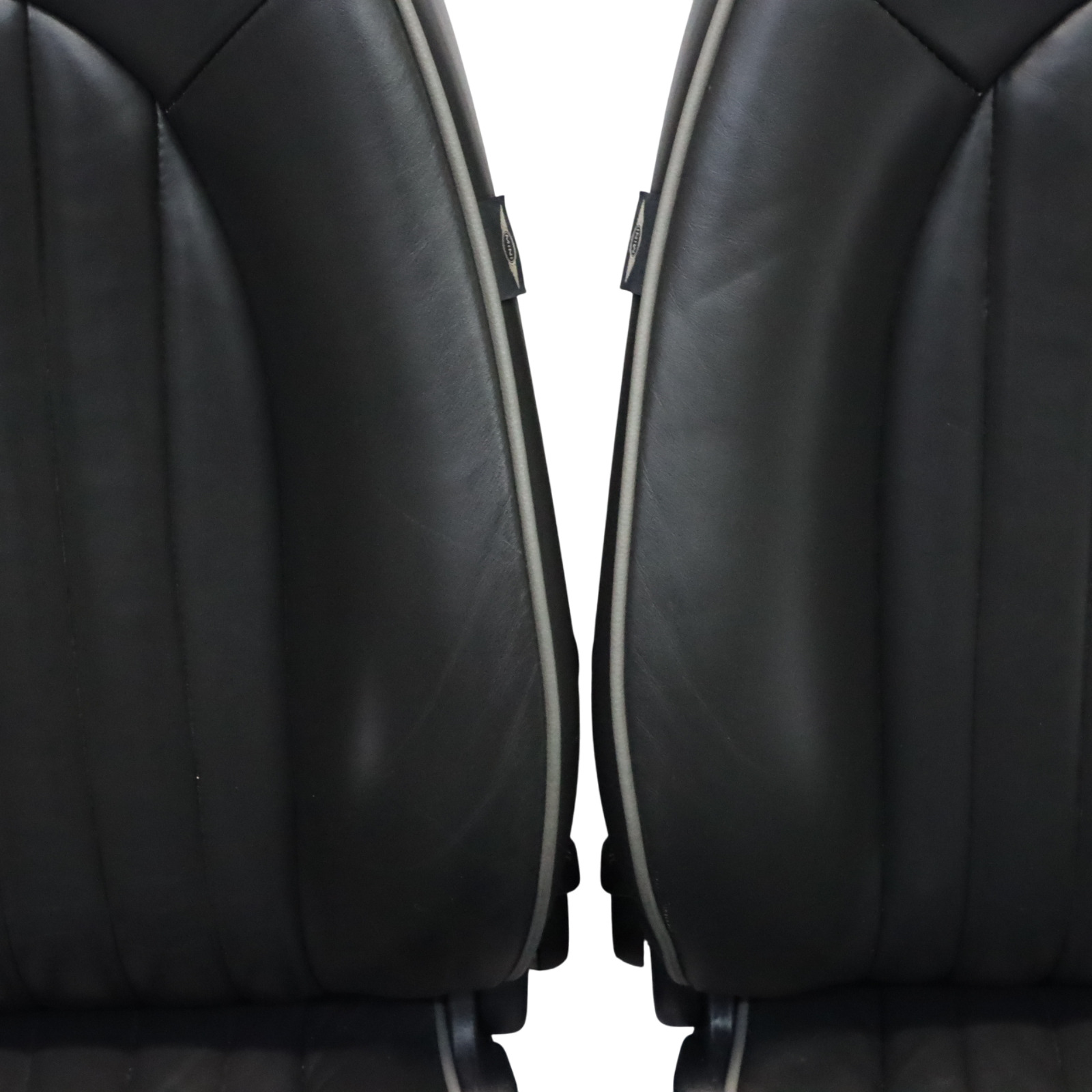 Leather Seats Mini R50 English Park Lane Panther Black Front Rear Seat