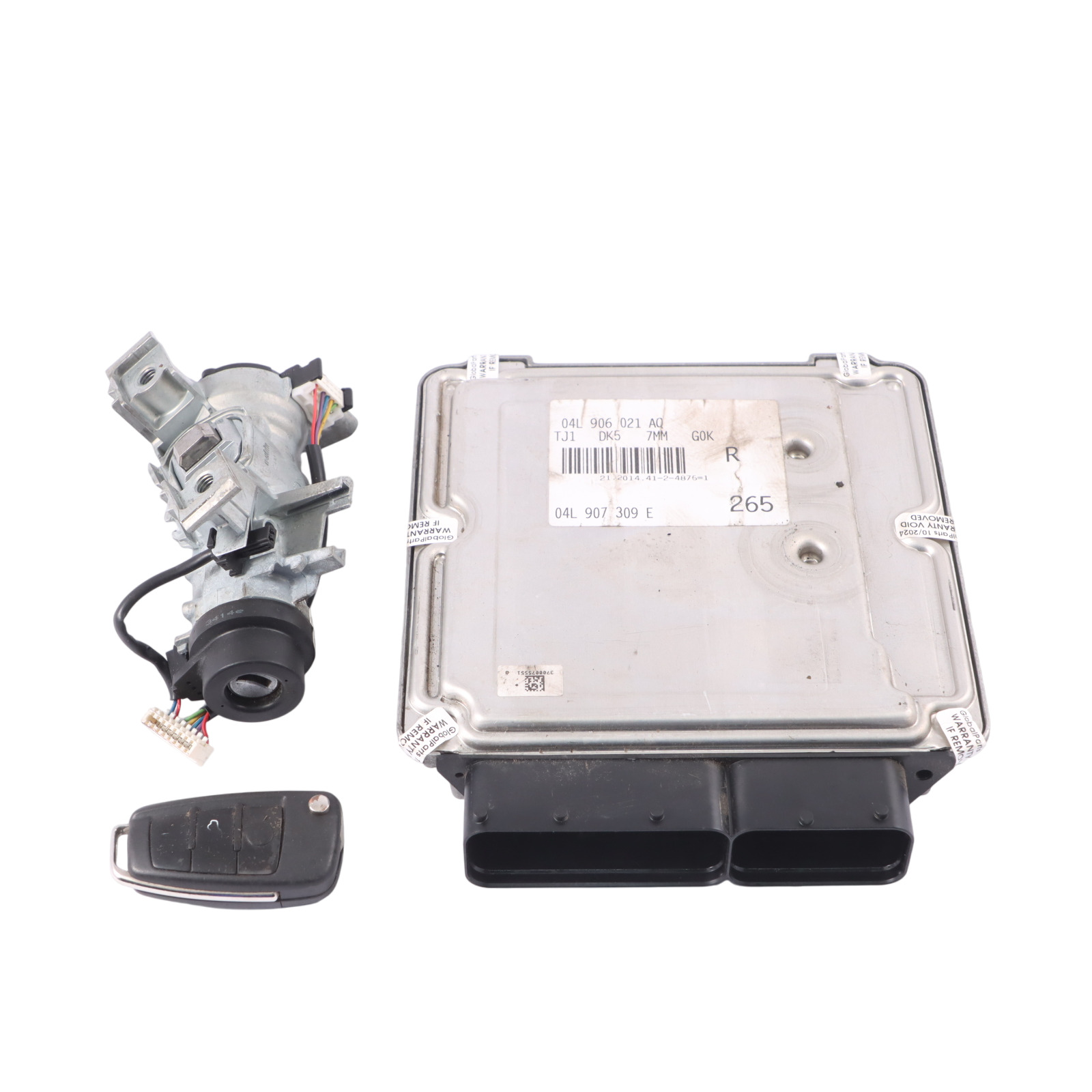 Audi A3 8V 1.6 TDI CRKB 110HP Engine ECU Kit Ignition + Key 04L907309E Manual