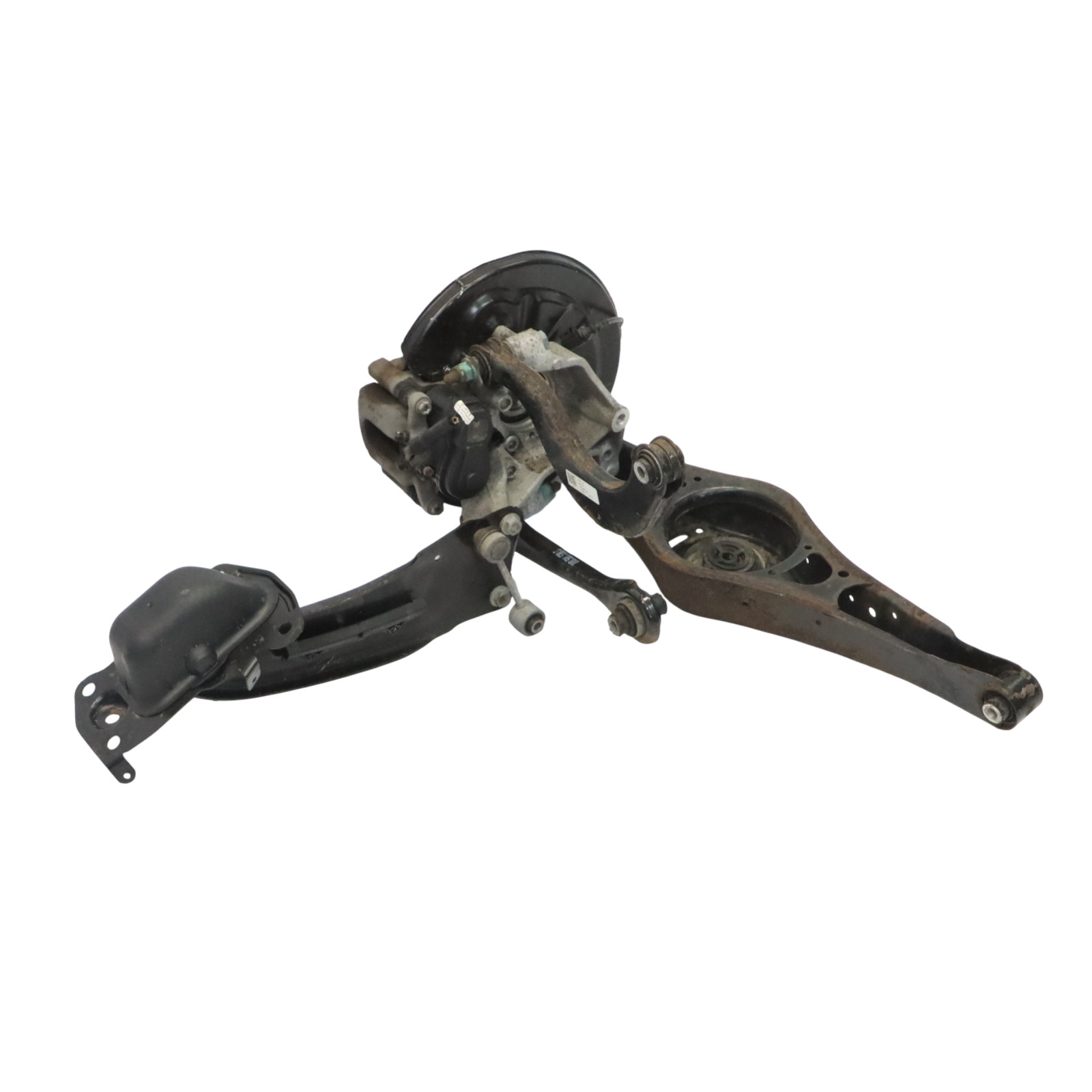 Audi Q3 8U Suspension jambe arrière gauche Support de roue Étrier de disque