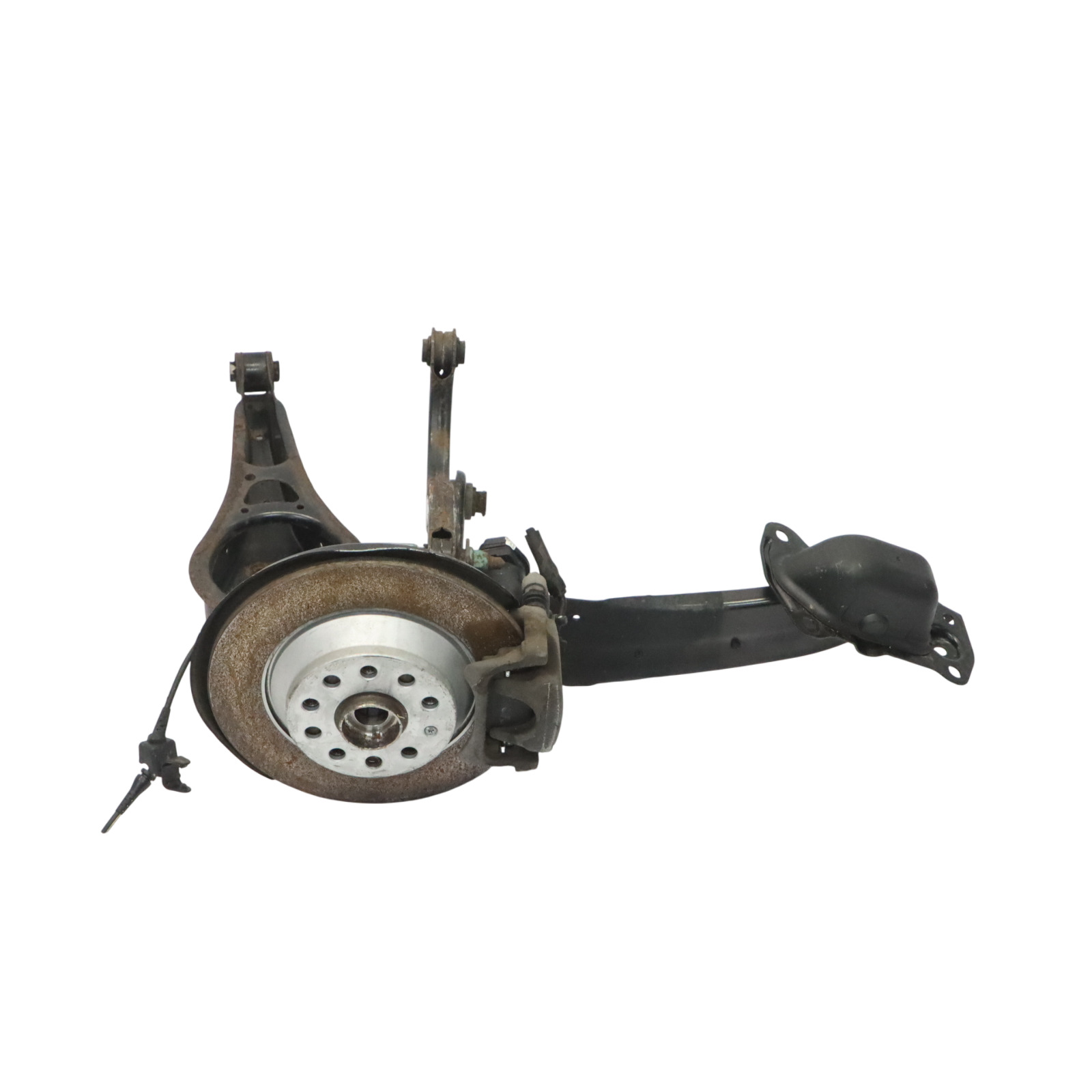 Audi Q3 8U Suspension jambe arrière gauche Support de roue Étrier de disque