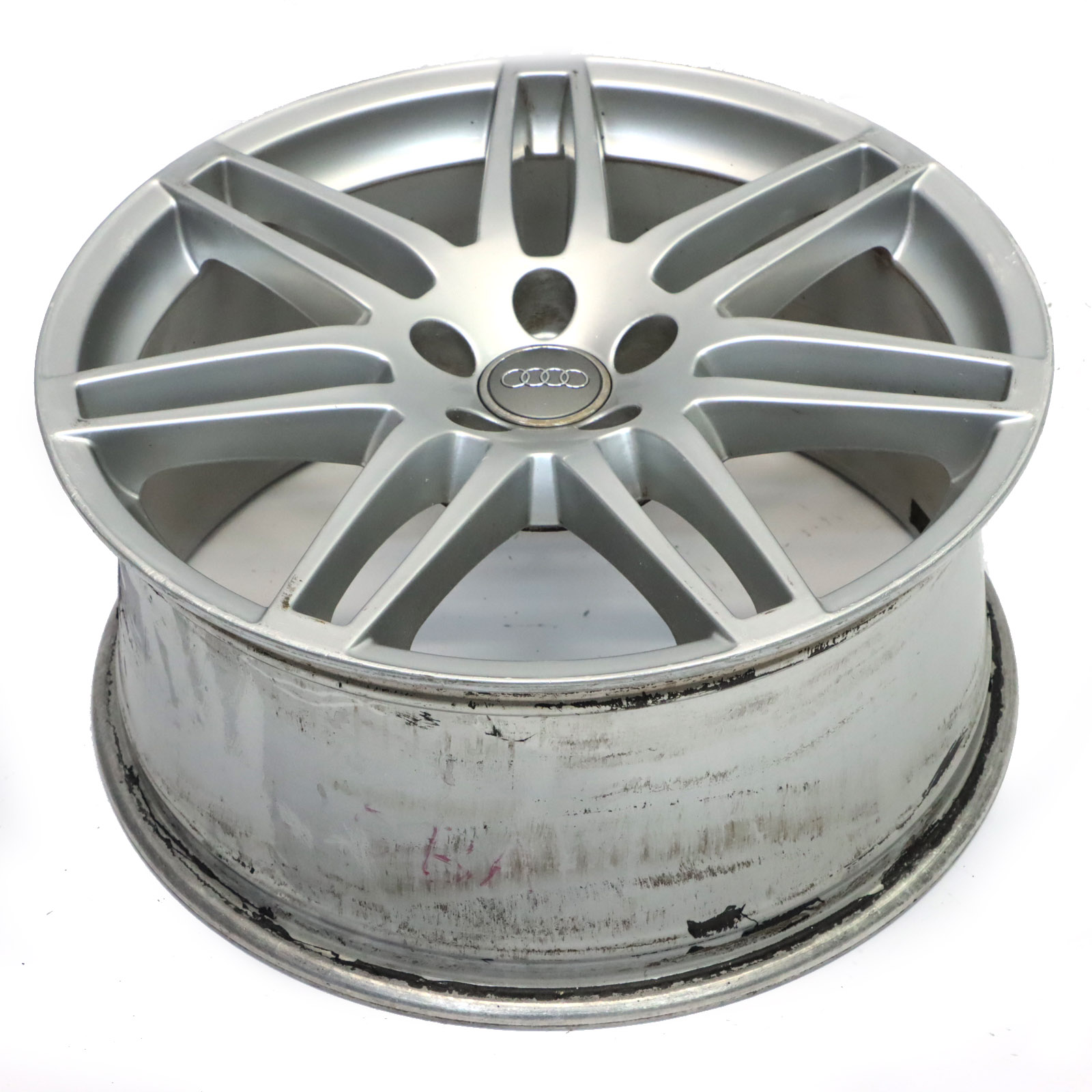 Audi A6 C6 Jante argentée alliage 19" 8,5J ET:48 Twin Spoke Le Mans 4F0601025BA