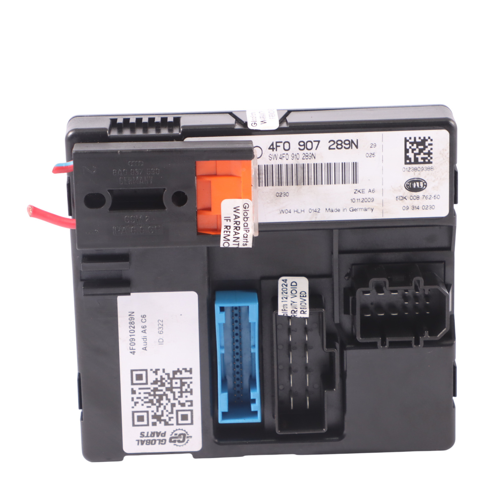 Audi A6 S6 RS6 C6 4F Convienience Comfort Module Unit ECU 4F0910289N