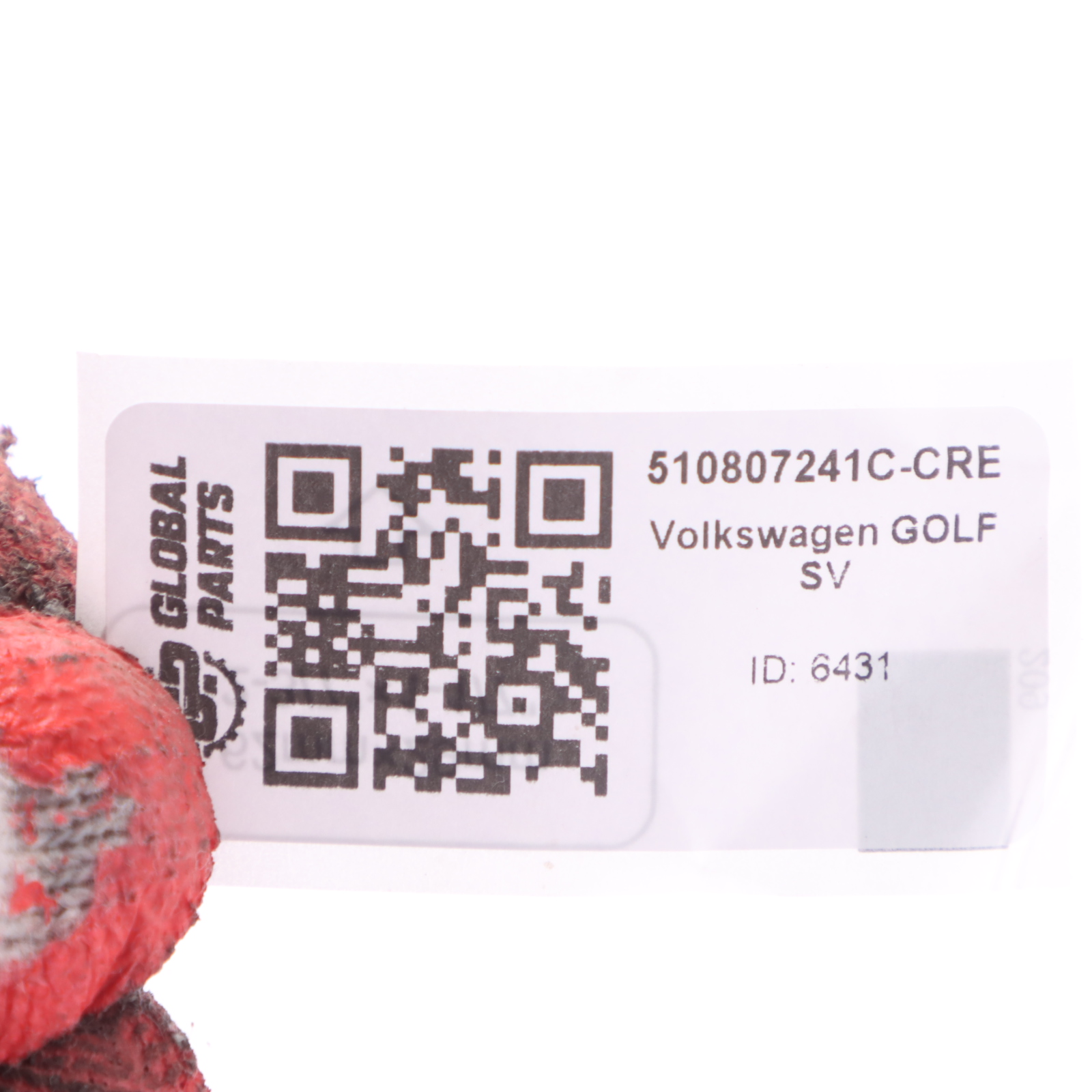 Volkswagen Golf SV Pare chocs avant Crochet de remorquage Rouge Cranberry A3R