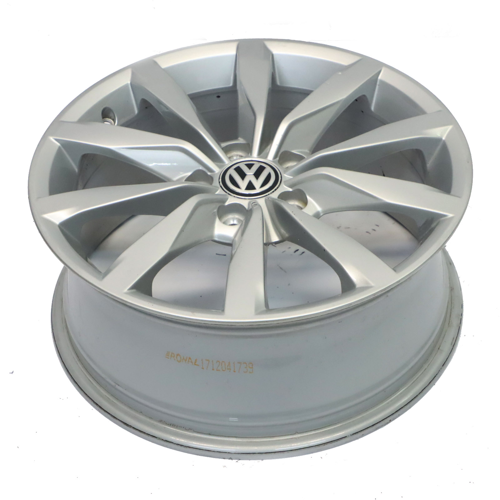 Volkswagen Golf Mk7 Silver Jante Alliage 17" 7J ET49 5G0601025CH