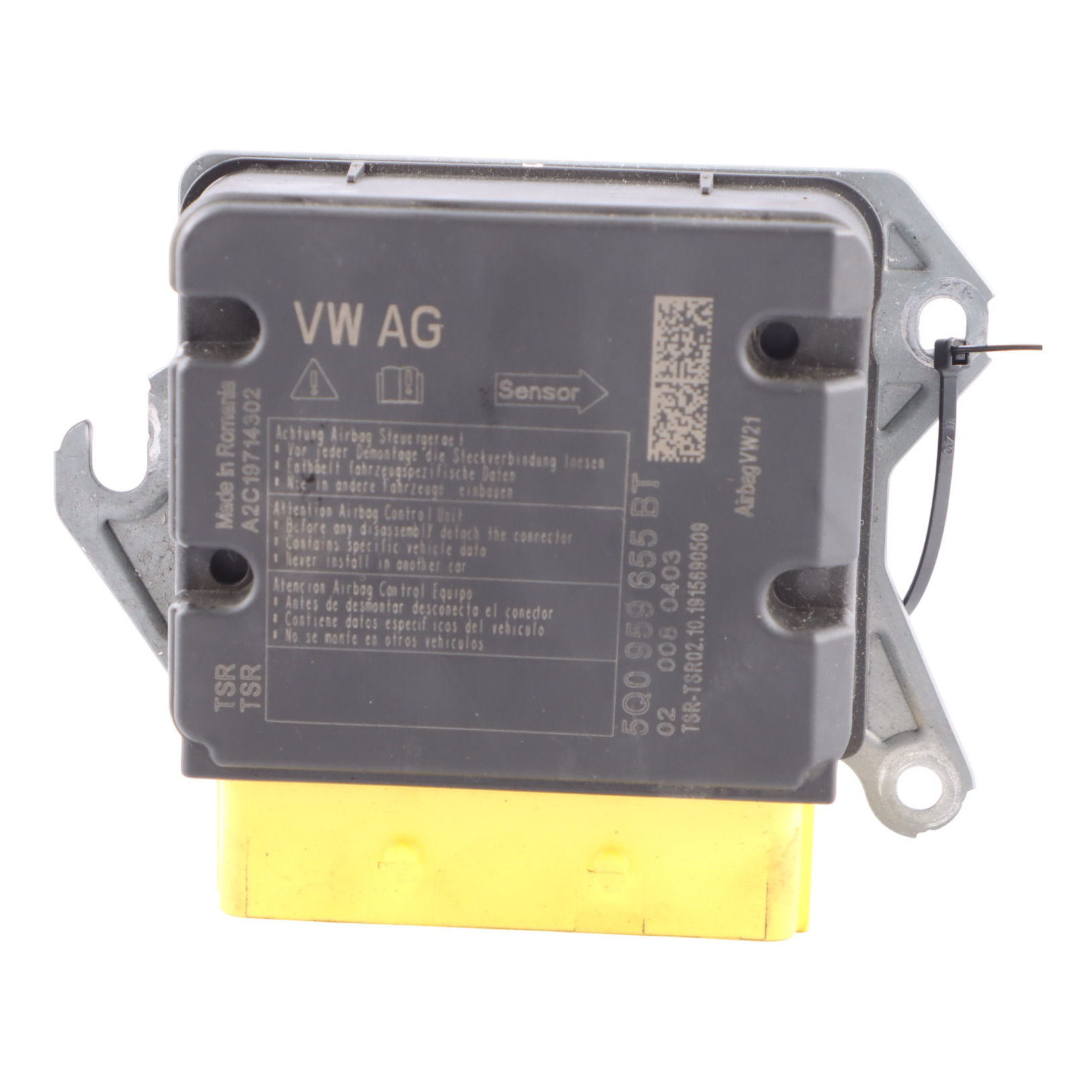 Audi A3 8V Module d'air Capteur de contrôle Système SRS Unité ECU 5Q0959655BT