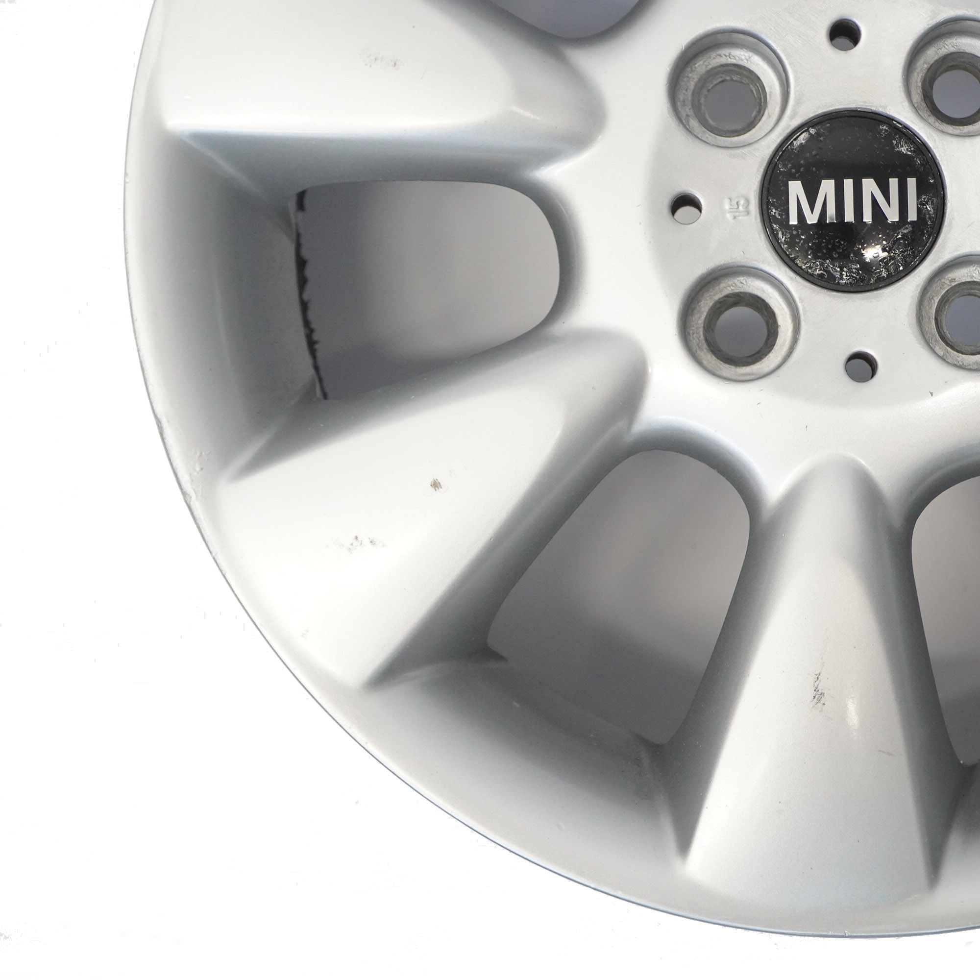 Mini Cooper R50 R52 R53 Argent Jante Alliage 16" 6,5J ET:48 7-Spoke 92 6763297