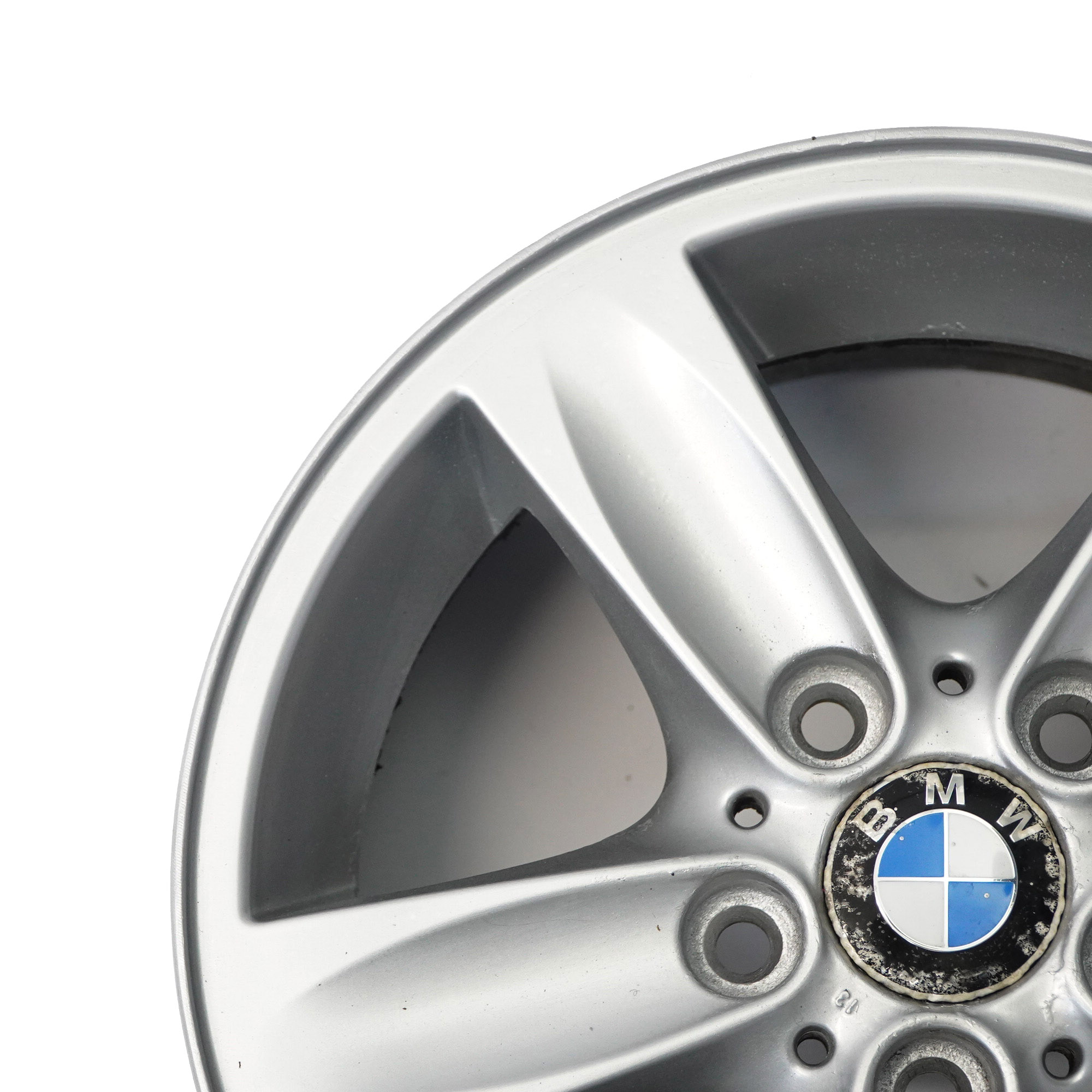 BMW E81 E87 E88 Jante En Alliage De Roue Argentée 16" Spider Spoke 140 ET:44 7J