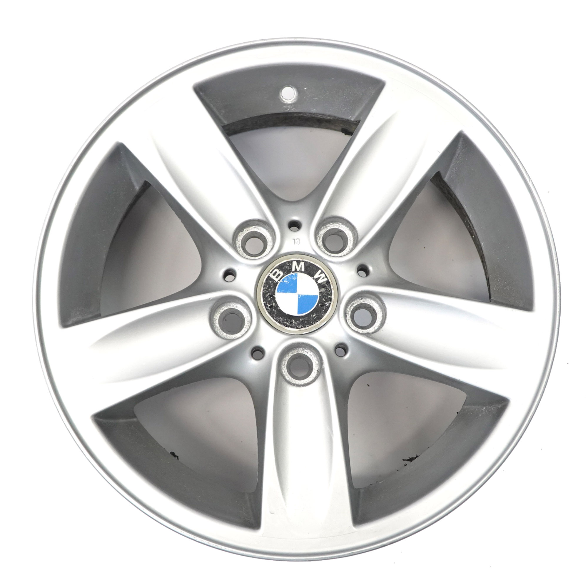 BMW E81 E87 E88 Jante En Alliage De Roue Argentée 16" Spider Spoke 140 ET:44 7J