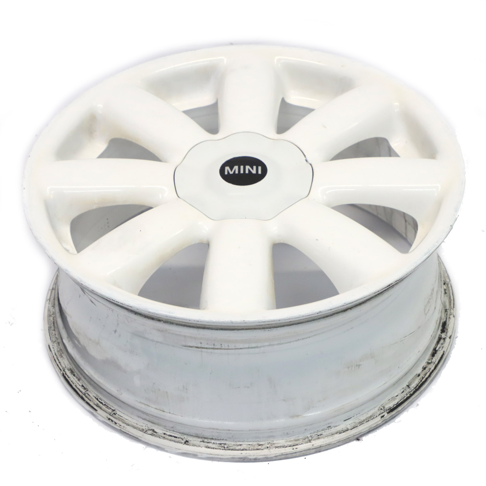 Mini Cooper R50 R55 R56 R57 Blanc Jante Alliage 17" 7J ET:48 Crown Spoke 104