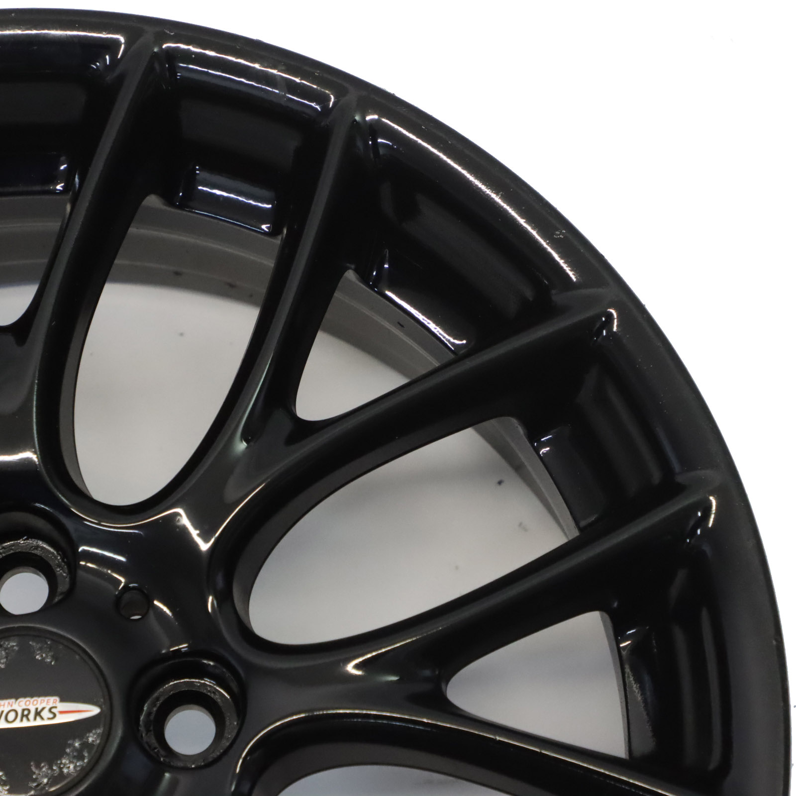 Mini Cooper R55 R56 Black Wheel Alloy Rim 17" ET:48 7J Cross Spoke Challenge