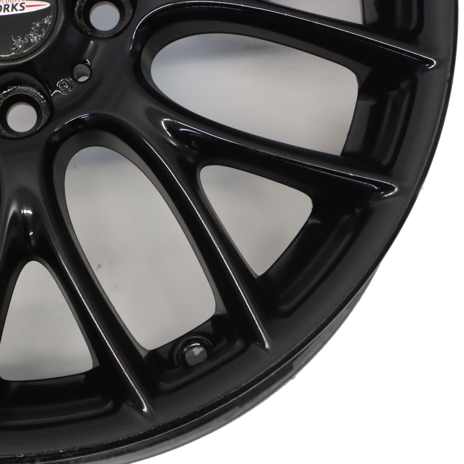 Mini Cooper R55 R56 Black Wheel Alloy Rim 17" ET:48 7J Cross Spoke Challenge