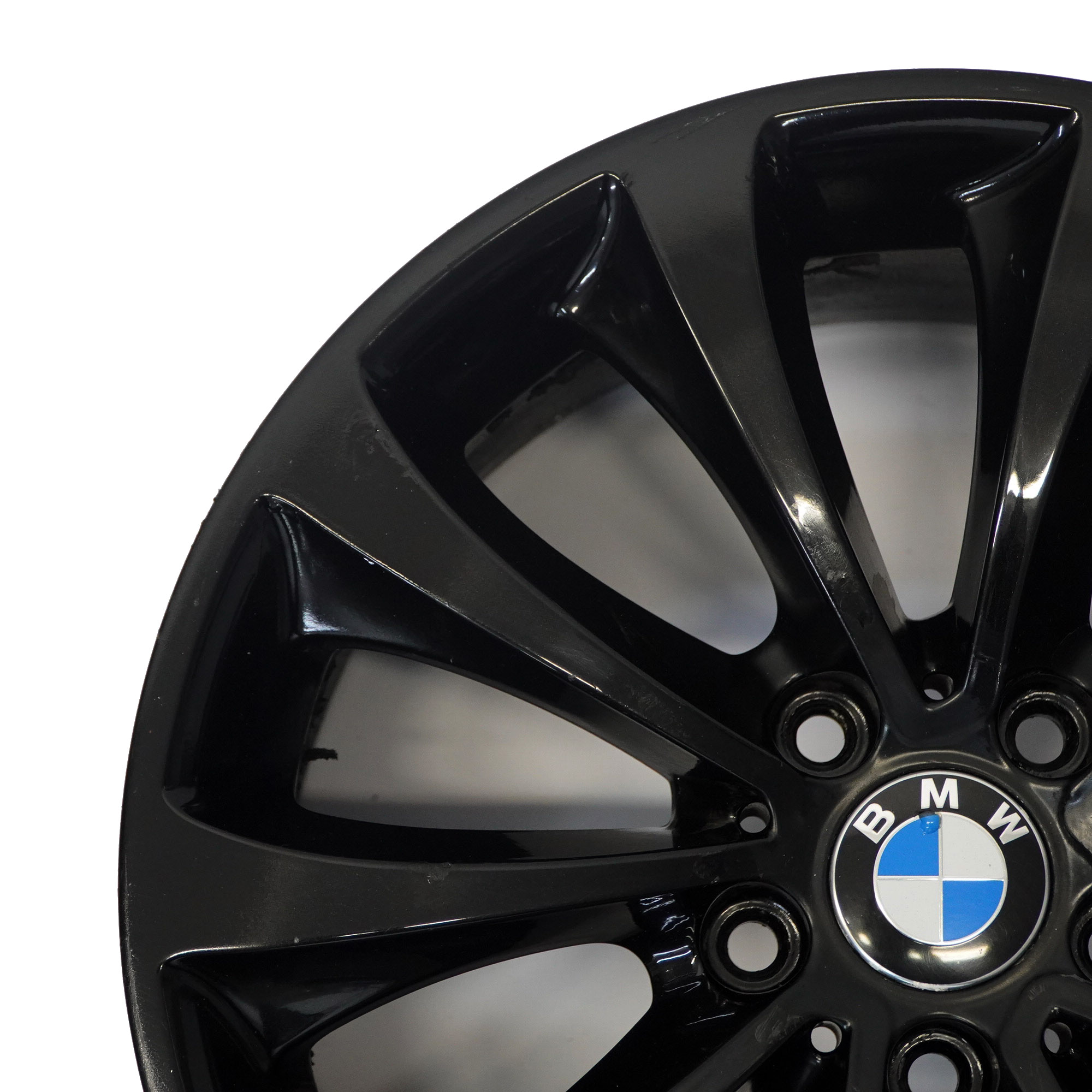 BMW F10 F11 F12 Roues noires en alliage 18" 8J ET:30 Turbine Style 6857665