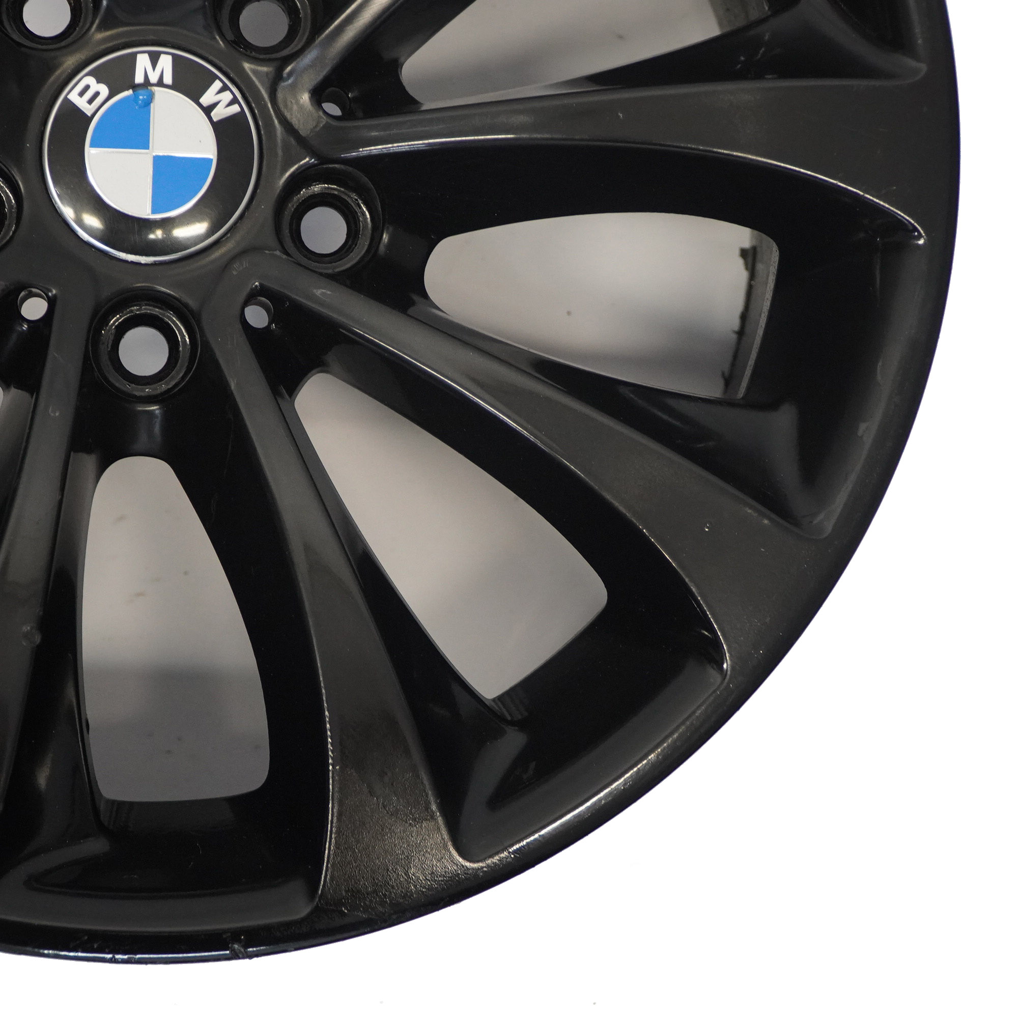 BMW F10 F11 F12 Roues noires en alliage 18" 8J ET:30 Turbine Style 6857665