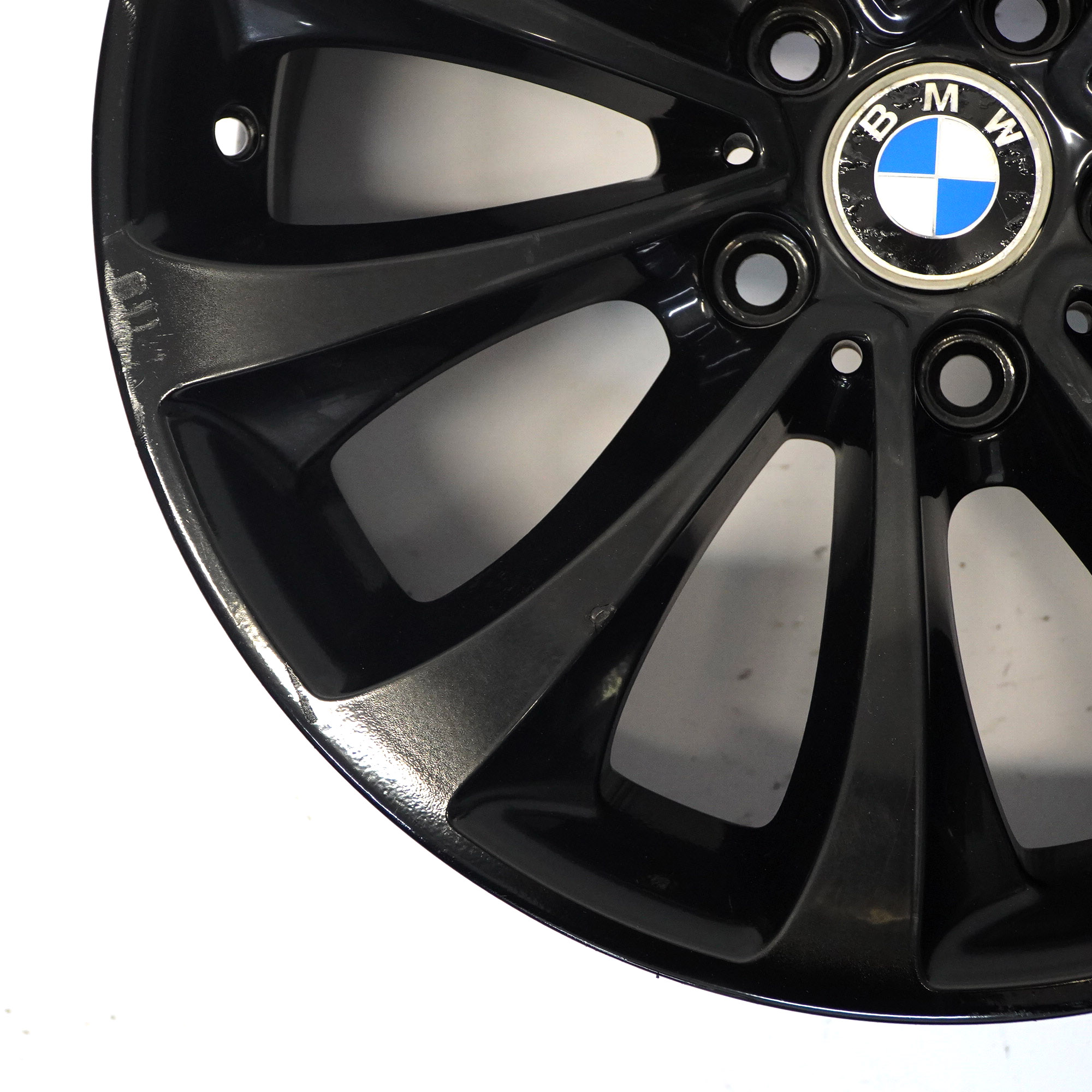 BMW F10 F11 F12 Roues noires en alliage 18" 8J ET:30 Style turbine6857665