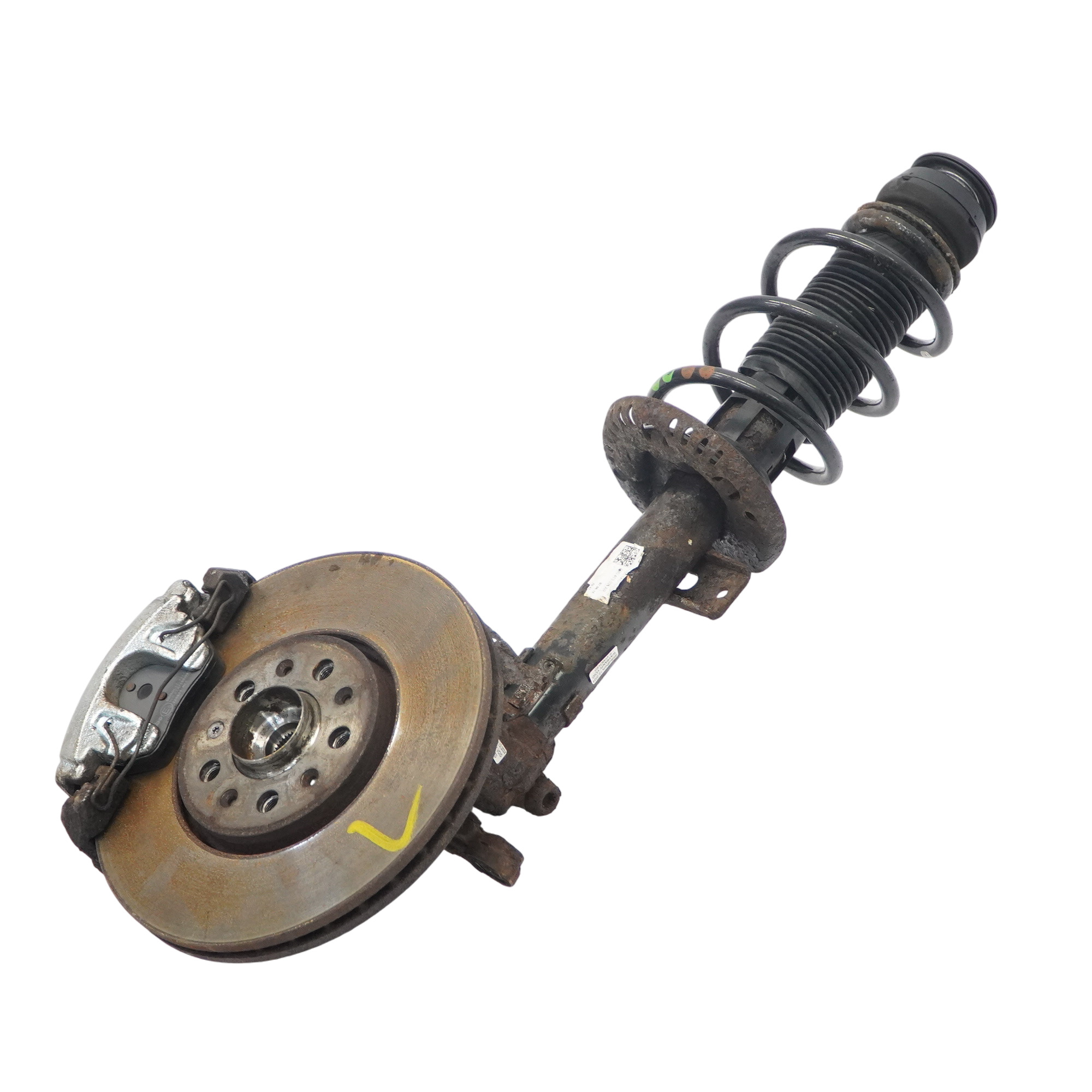 Audi A1 8X 1.6 TDI Suspension Jambes Avant Gauche Ressort Jambe de Force Roue