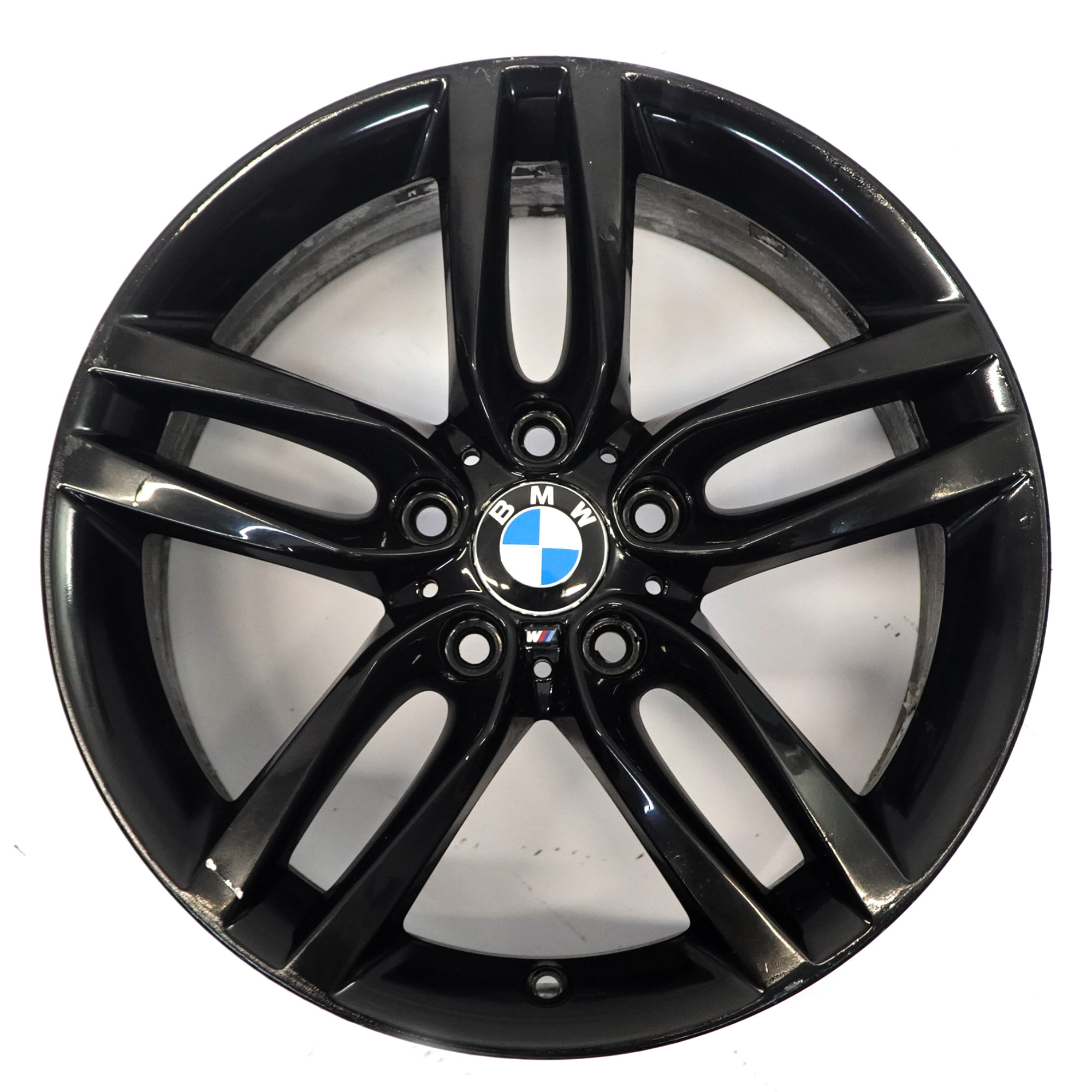 BMW F20 F21 Noir Jante Alufelge 18 " 7,5J ET: 45 M Rayons Doubles 461 7846784