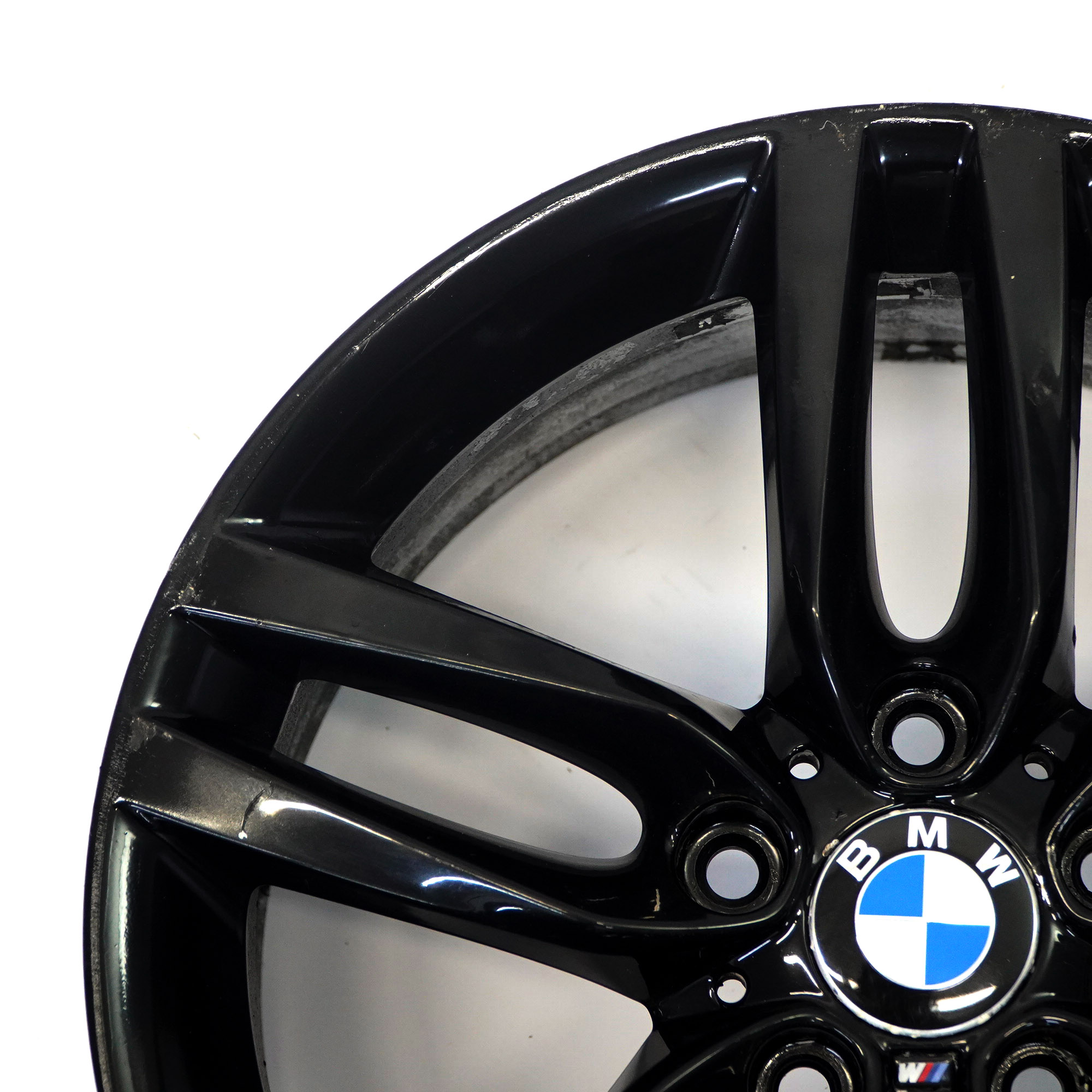 BMW F20 F21 Noir Jante Alufelge 18 " 7,5J ET: 45 M Rayons Doubles 461 7846784