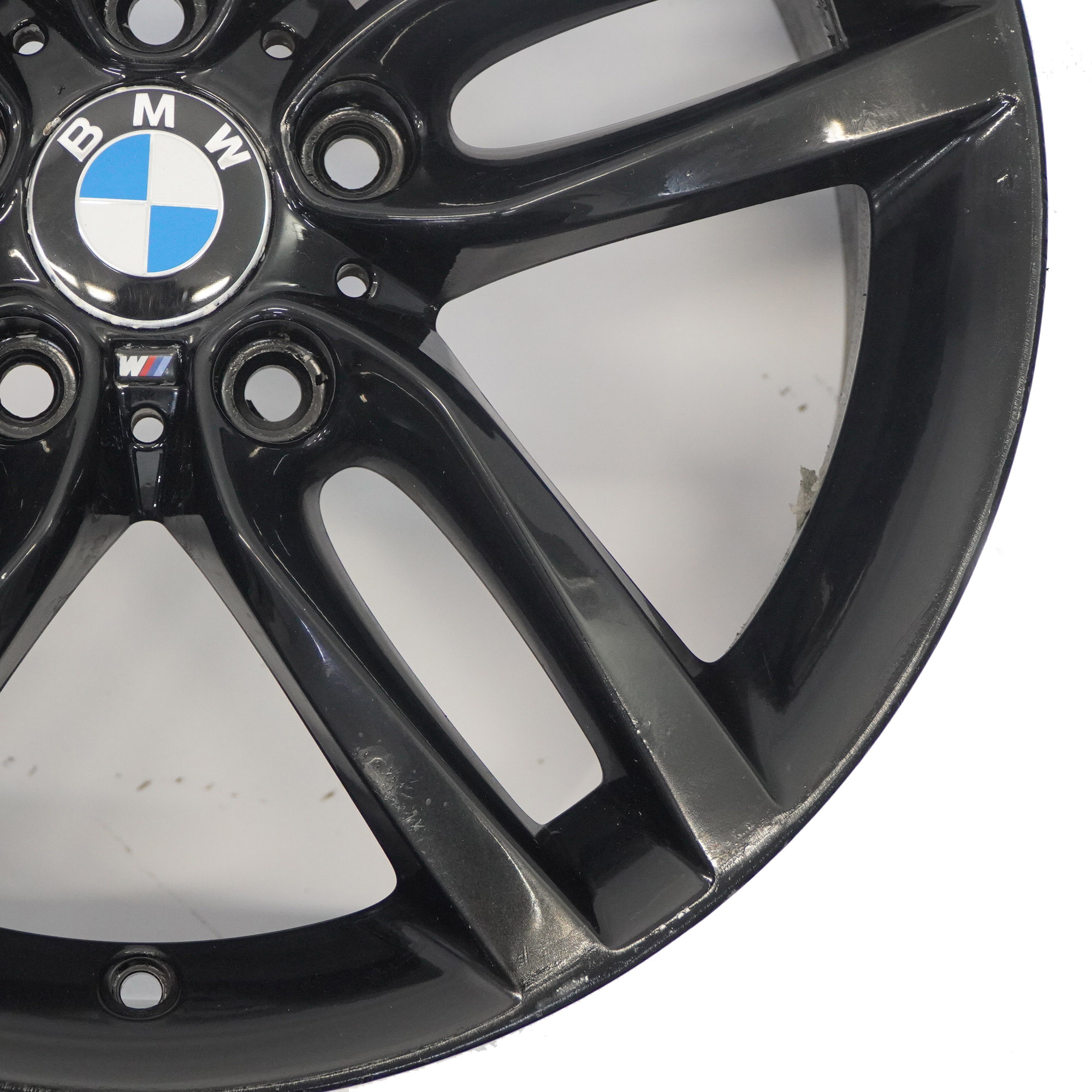 BMW F20 F21 Noir Jante Alufelge 18 " 7,5J ET: 45 M Rayons Doubles 461 7846784