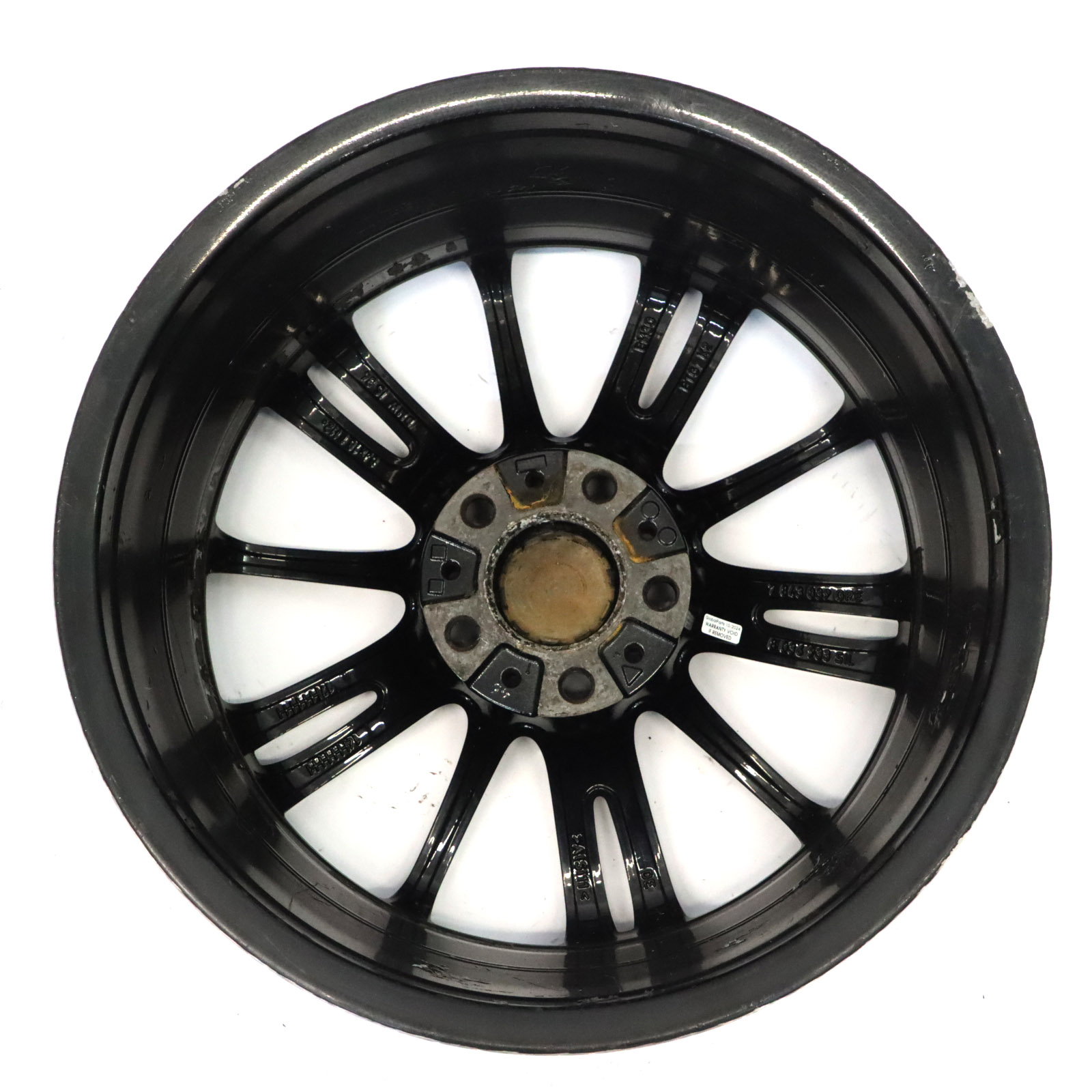 BMW E90 E92 Black Front Alloy Wheel Rim 18" 8J M Spider Spoke 193 8036933