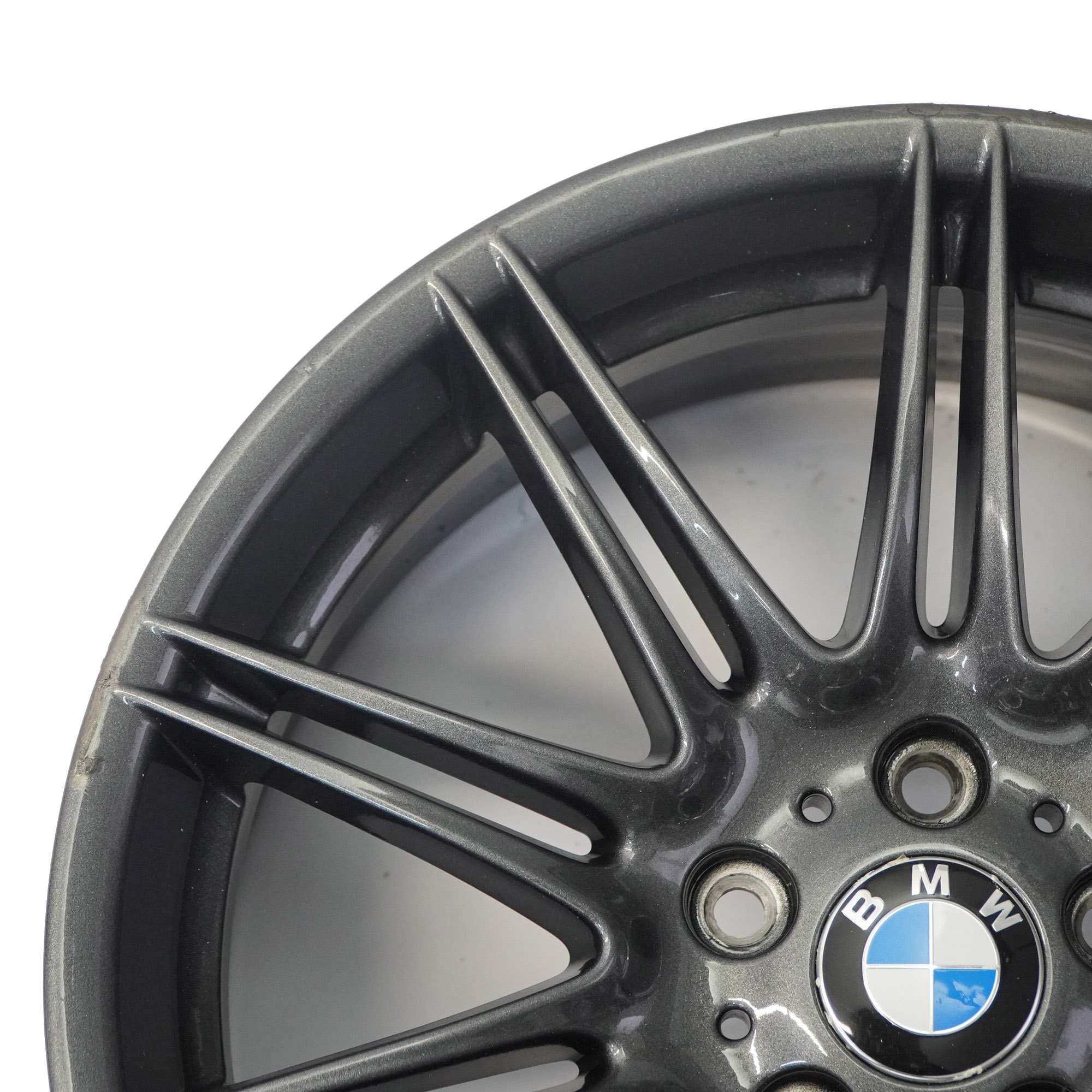 BMW E90 E91 E92 Jante alliage roues avant grises 19" M Double Spoke 225 8J ET:37