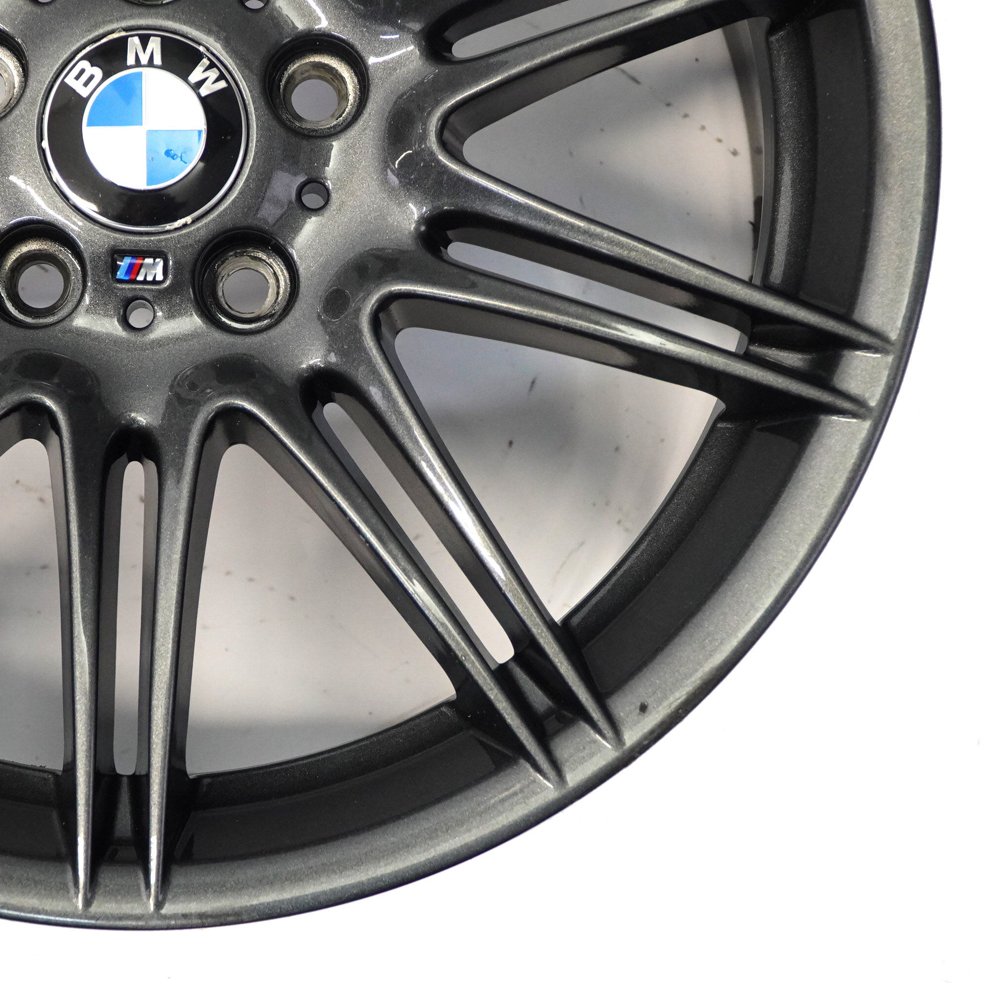 BMW E90 E91 E92 Jante alliage roues avant grises 19" M Double Spoke 225 8J ET:37