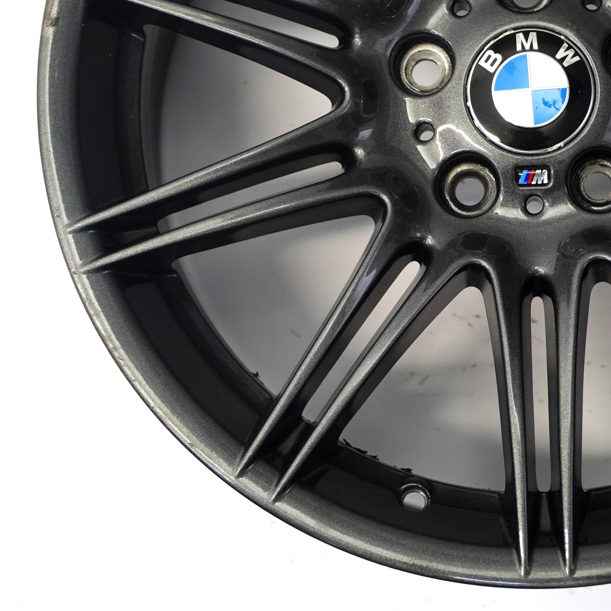 BMW E90 E91 E92 Jante alliage roues avant grises 19" M Double Spoke 225 8J ET:37