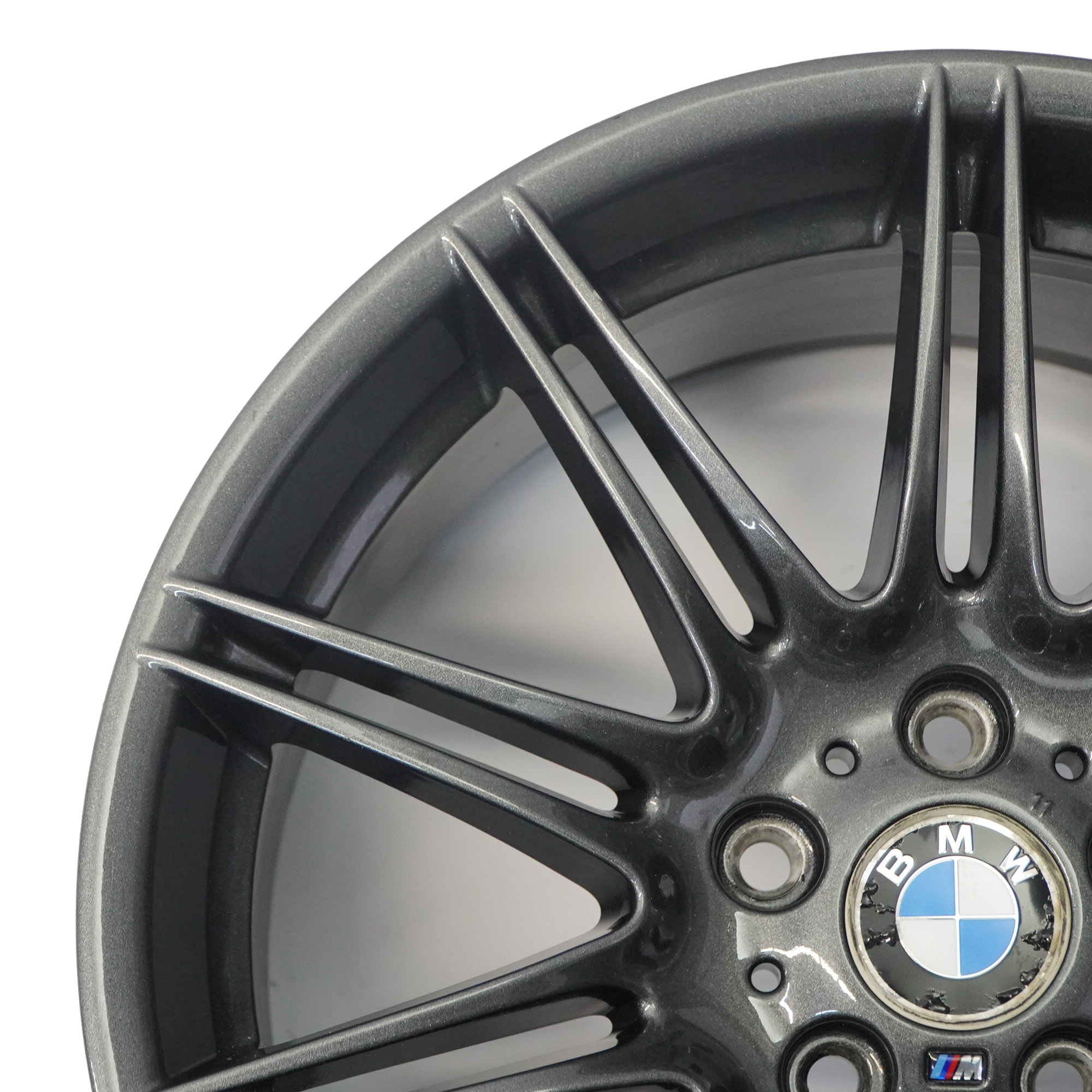 BMW E90 E92 Jante arrière grise en alliage 19" M Double Spoke 225 9J 8037142