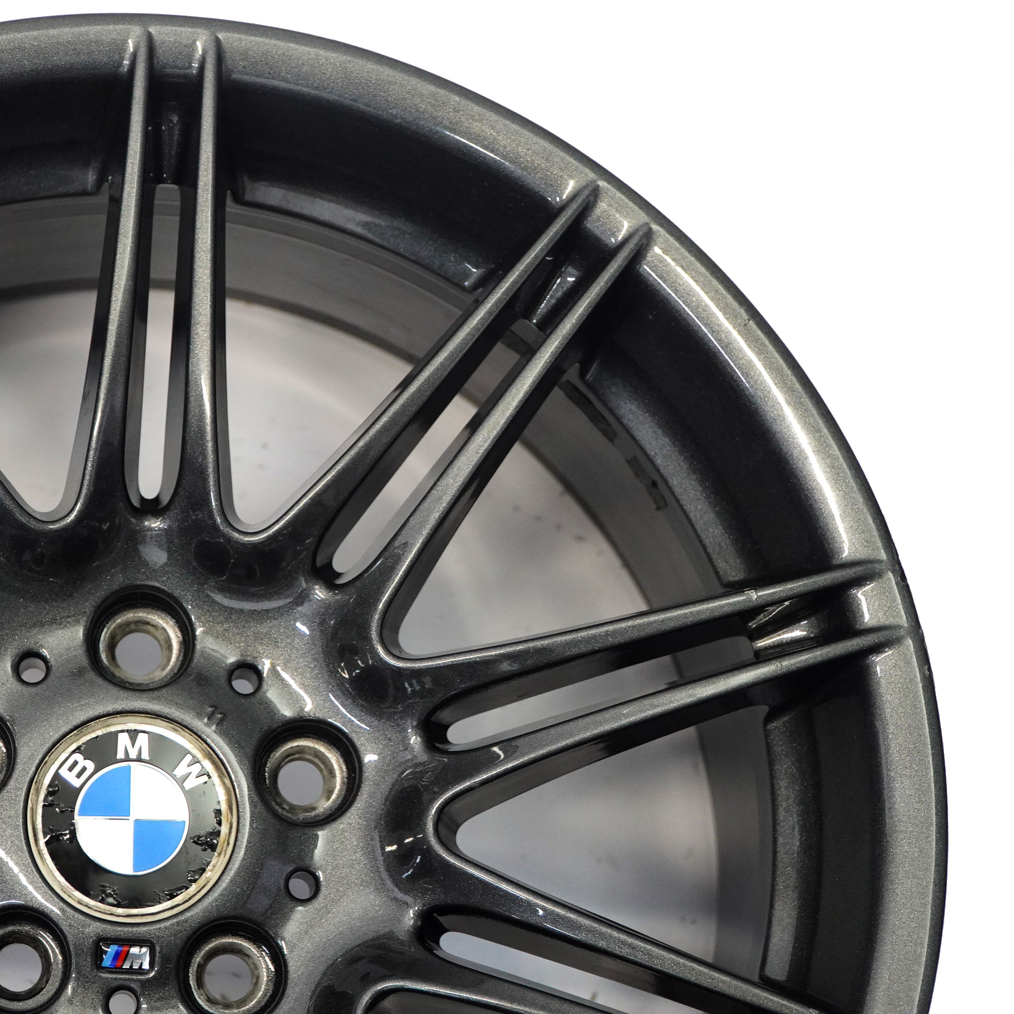 BMW E90 E92 Jante arrière grise en alliage 19" M Double Spoke 225 9J 8037142