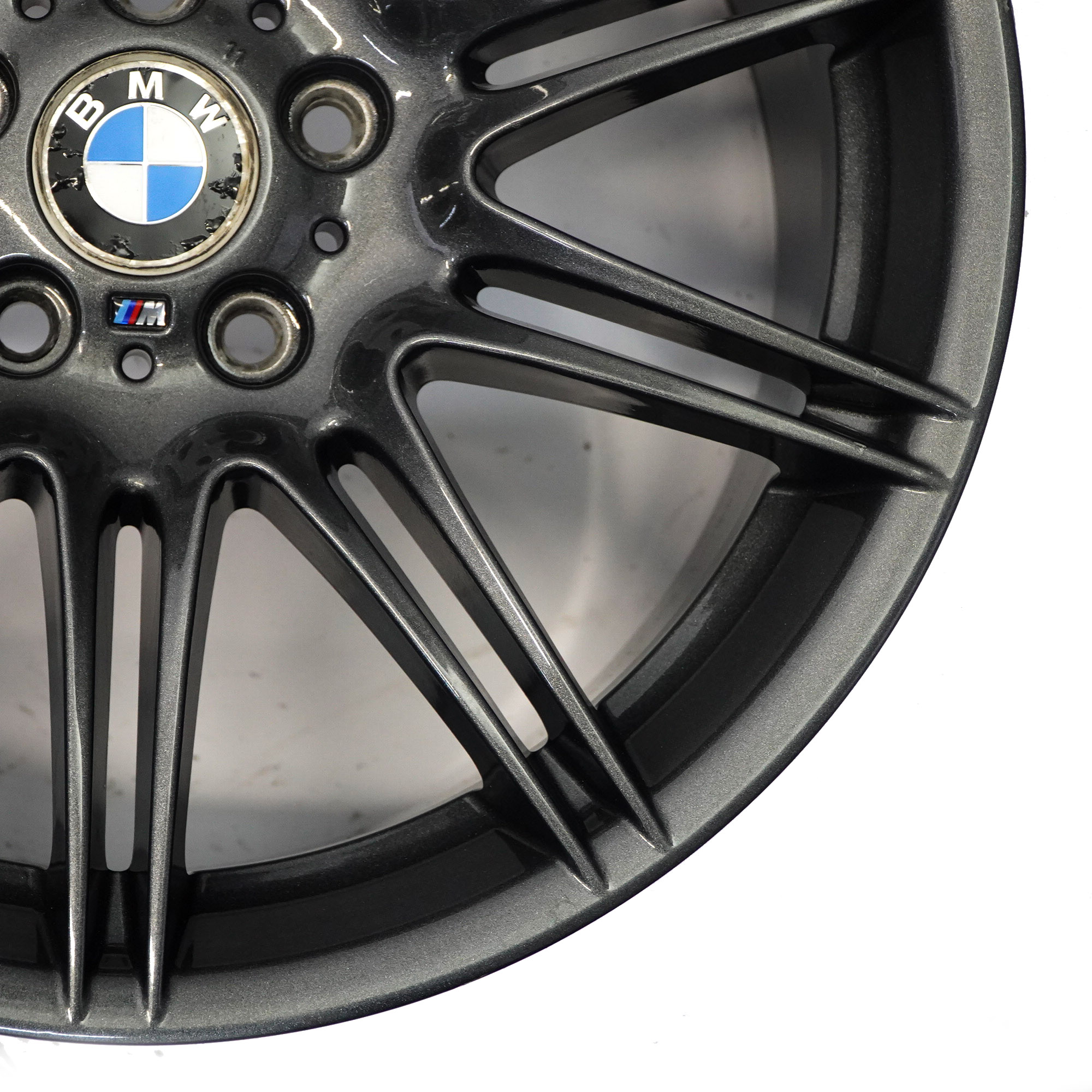 BMW E90 E92 Jante arrière grise en alliage 19" M Double Spoke 225 9J 8037142