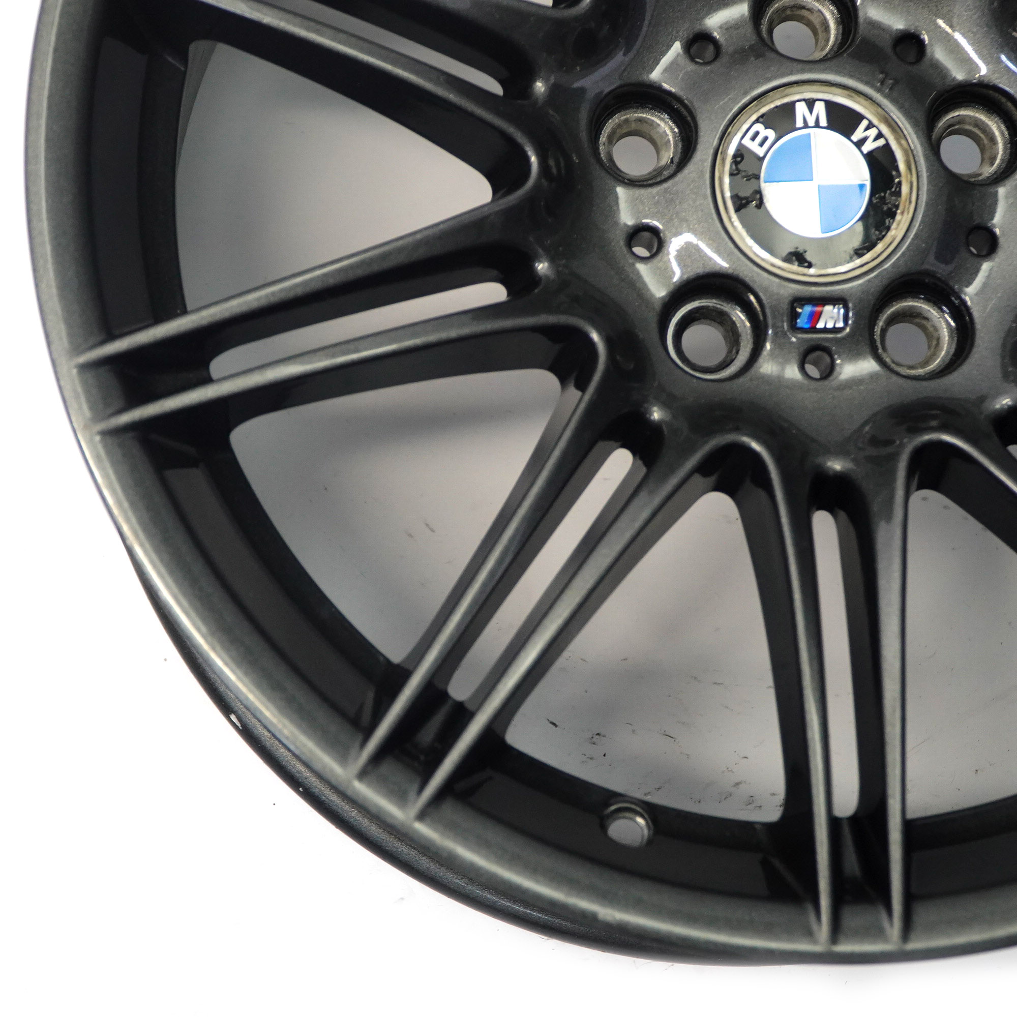 BMW E90 E92 Jante arrière grise en alliage 19" M Double Spoke 225 9J 8037142