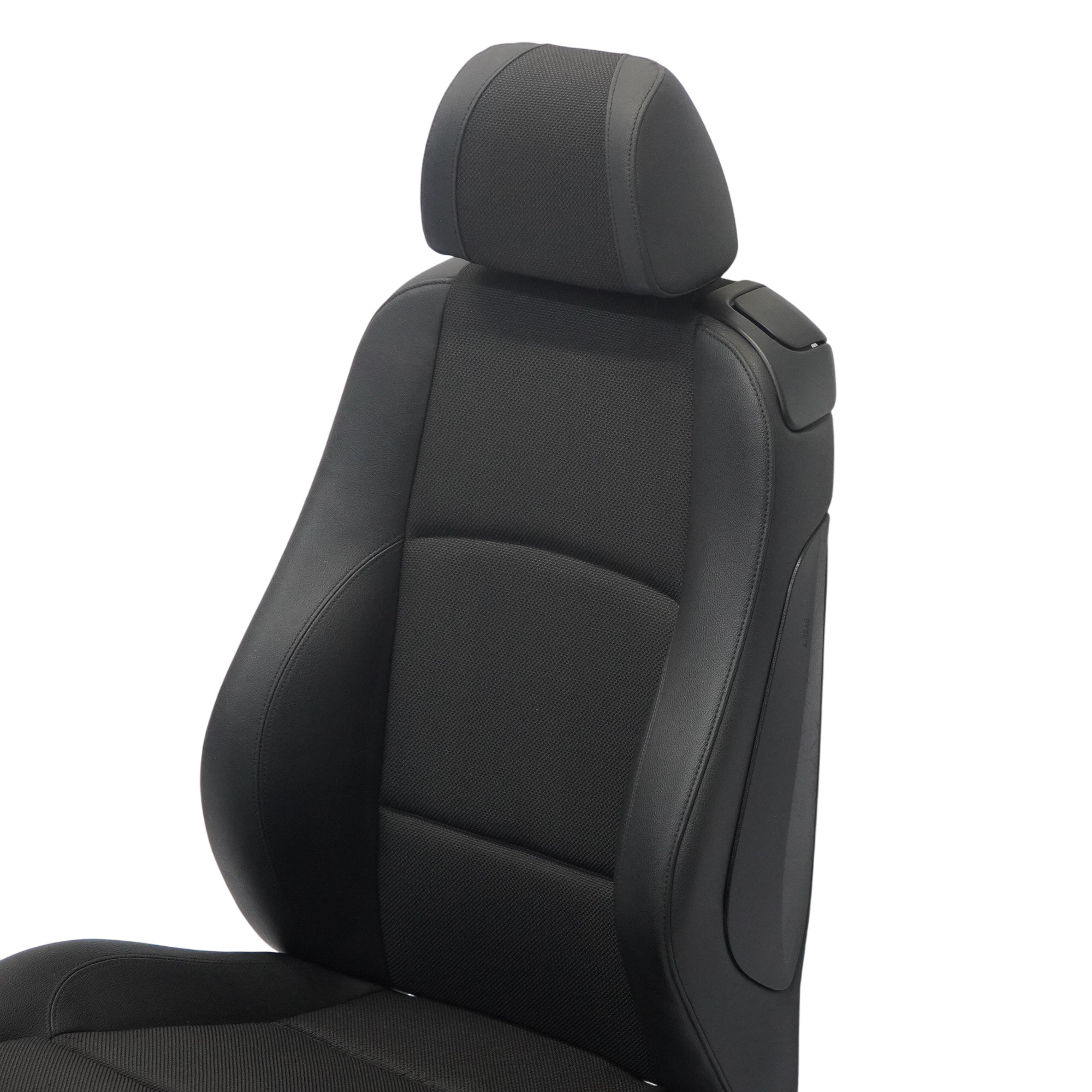 BMW E81 Sport Seat Front Left N/S Interior Cloth / Imitation Leather Black