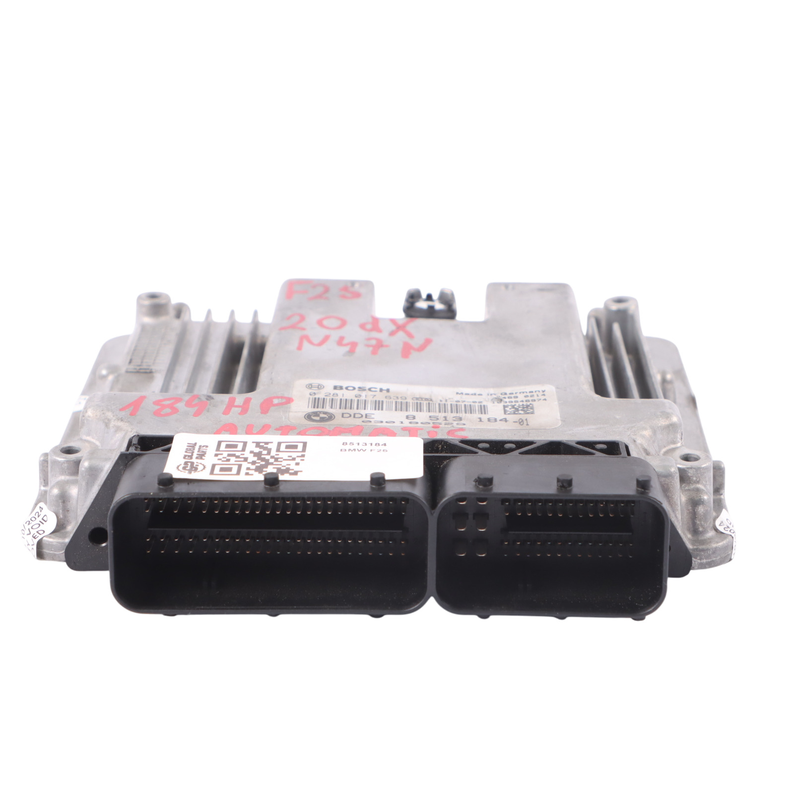 BMW X3 F25 20dX Diesel N47N 184HP Module Moteur ECU DDE 8513184 Automatique