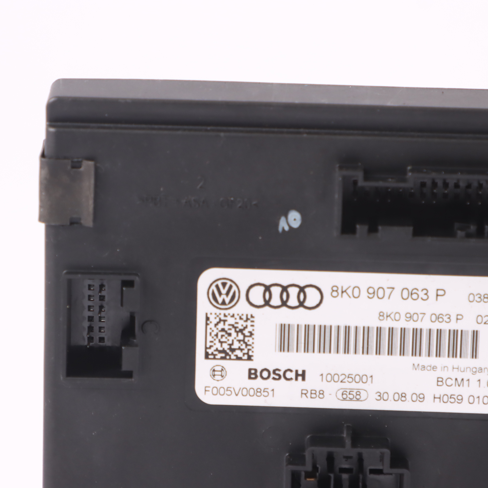 Audi A5 8T Contrôle confort corporel BCM Unité module d'alimentation 8K0907063P