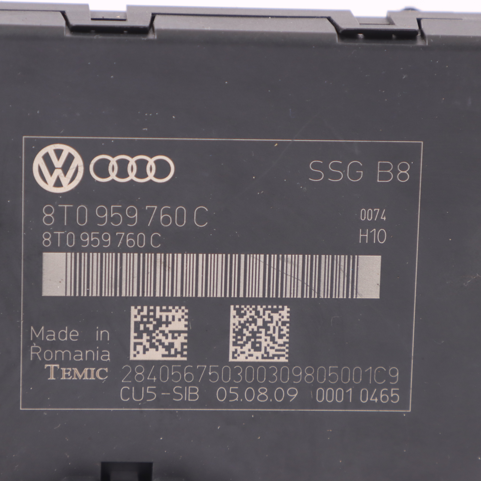 Audi A5 8T Module de contrôle des sièges avant gauche droite 8T0959760C