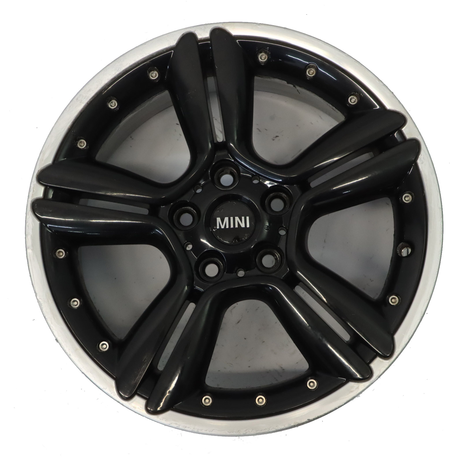 Mini Cooper R60 R61 Black Wheel Alloy Rim 18" 7,5J ET:52 5-Star Double Spoke 127