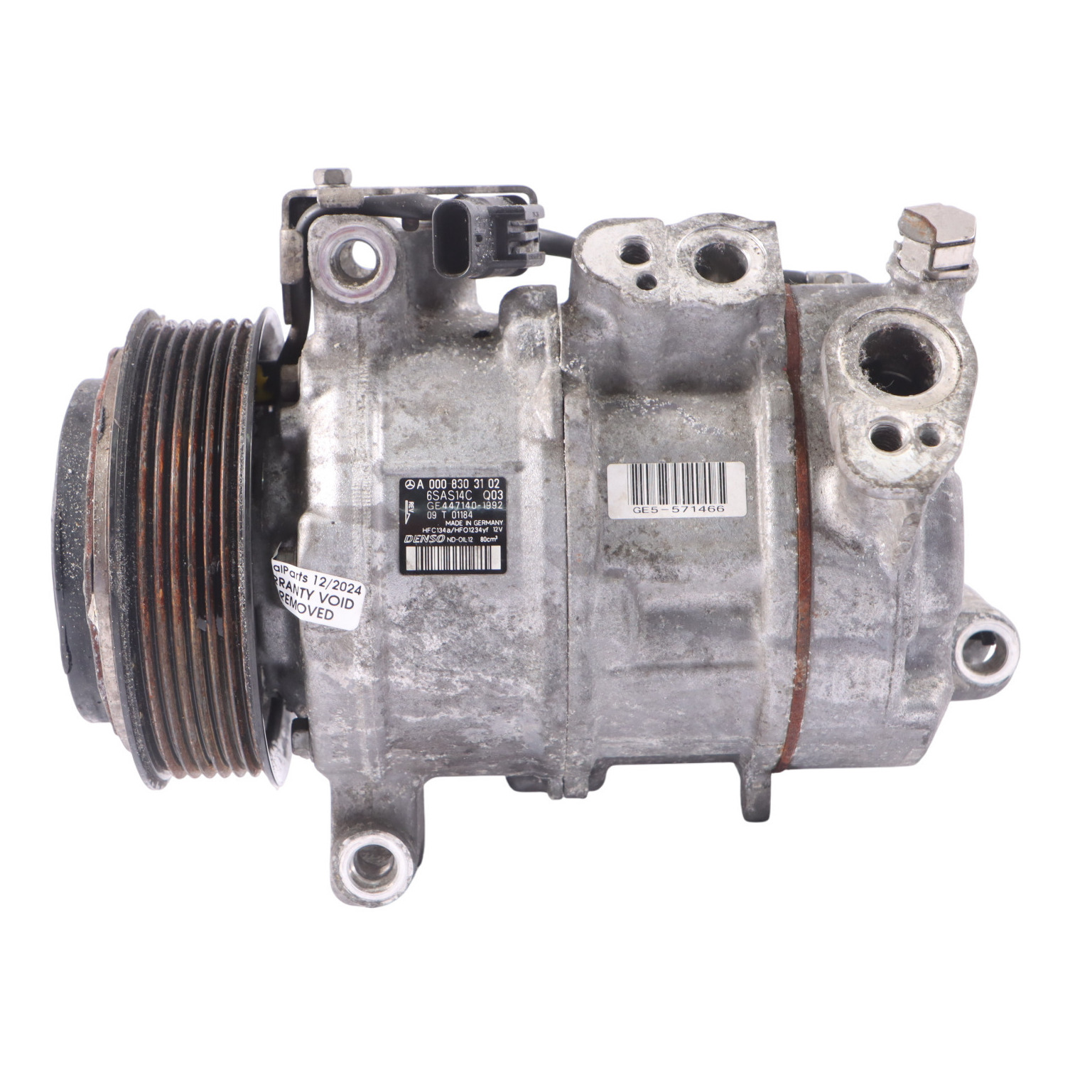 Mercedes W205 Compresseur de Climatisation A/C Pompe A0008303102