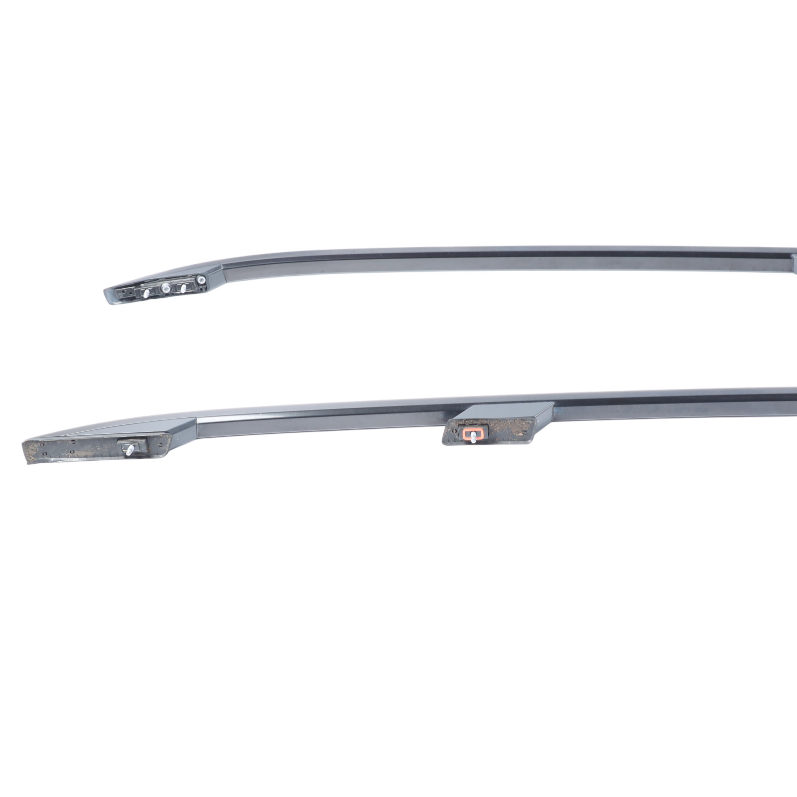 Mercedes ML W166 Barre de toit gauche droite Rack Trim Set Noir A1668900400