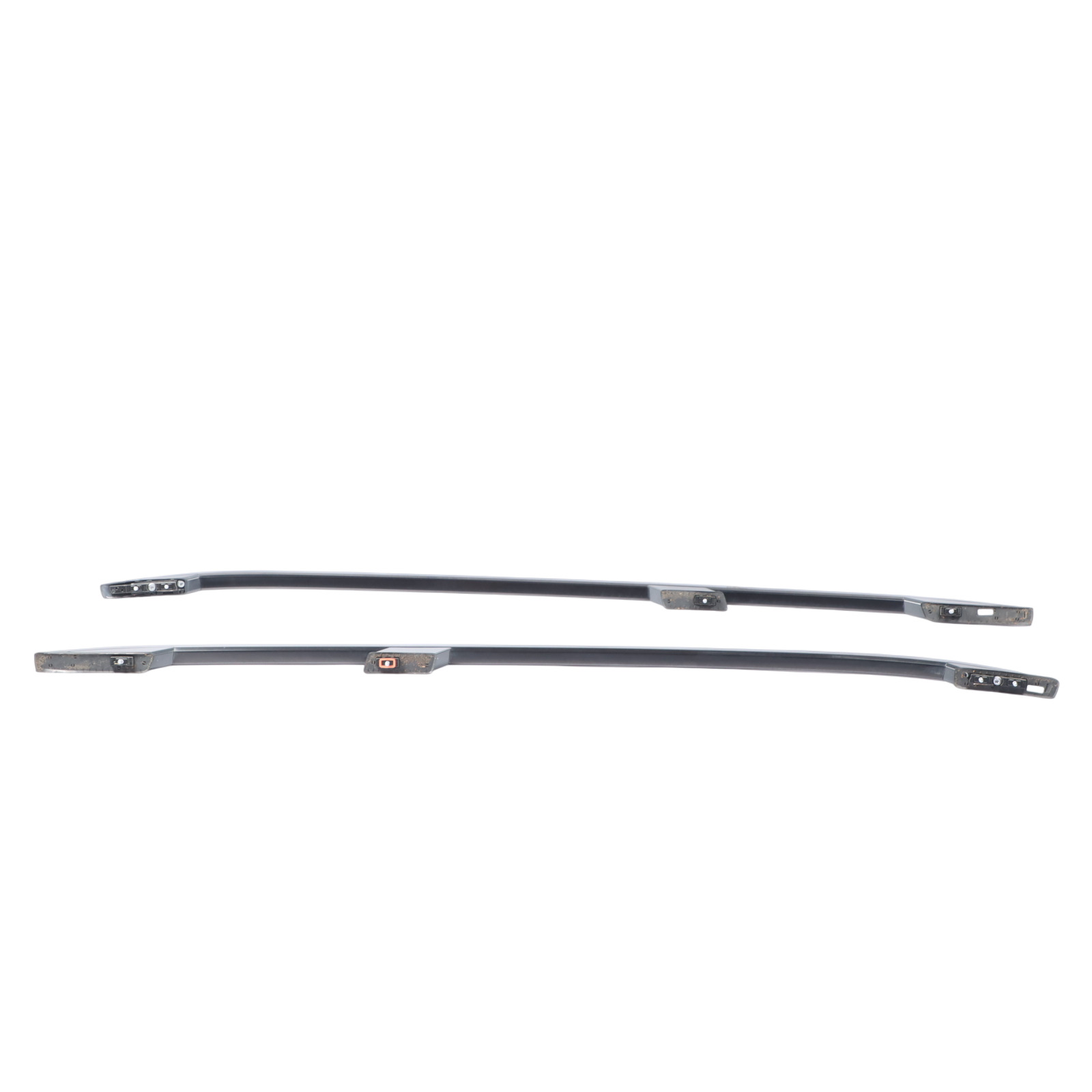 Mercedes ML W166 Barre de toit gauche droite Rack Trim Set Noir A1668900400